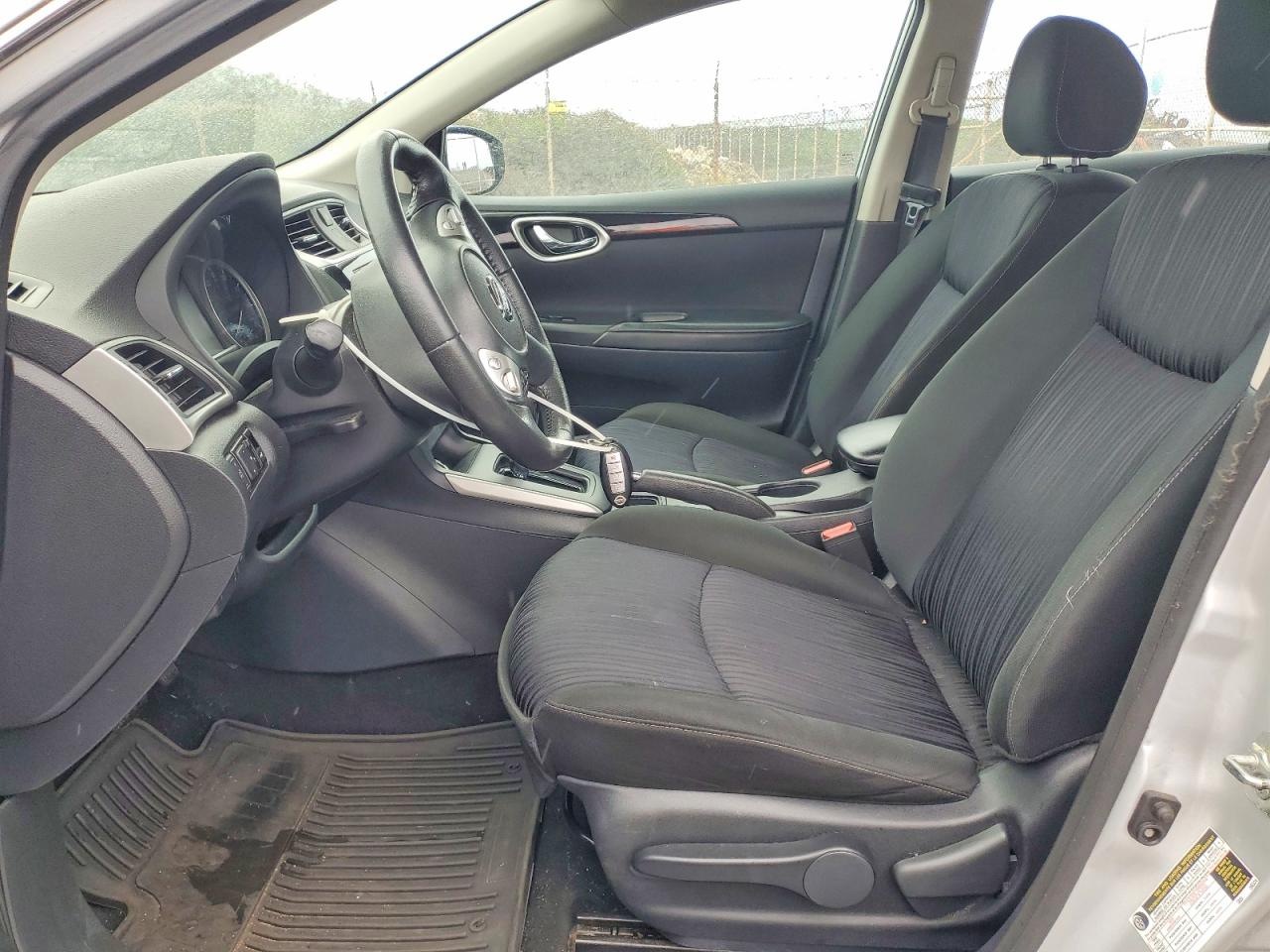 2019 Nissan Sentra Sv Серебряный vin: 3N1AB7AP6KL618676