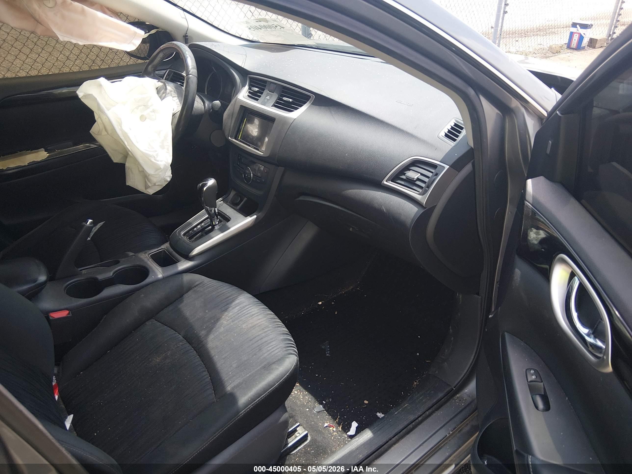 2019 Nissan Sentra Sv Gray vin: 3N1AB7AP6KY211024