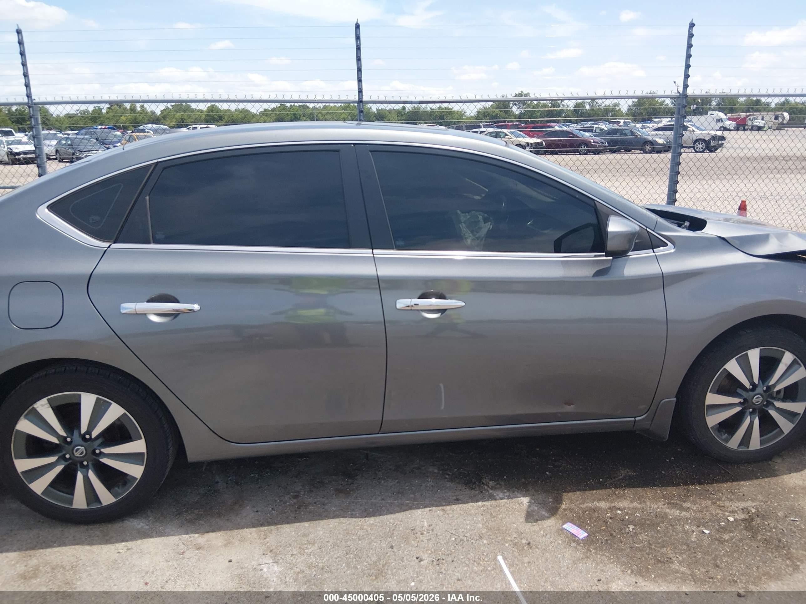 2019 Nissan Sentra Sv Gray vin: 3N1AB7AP6KY211024