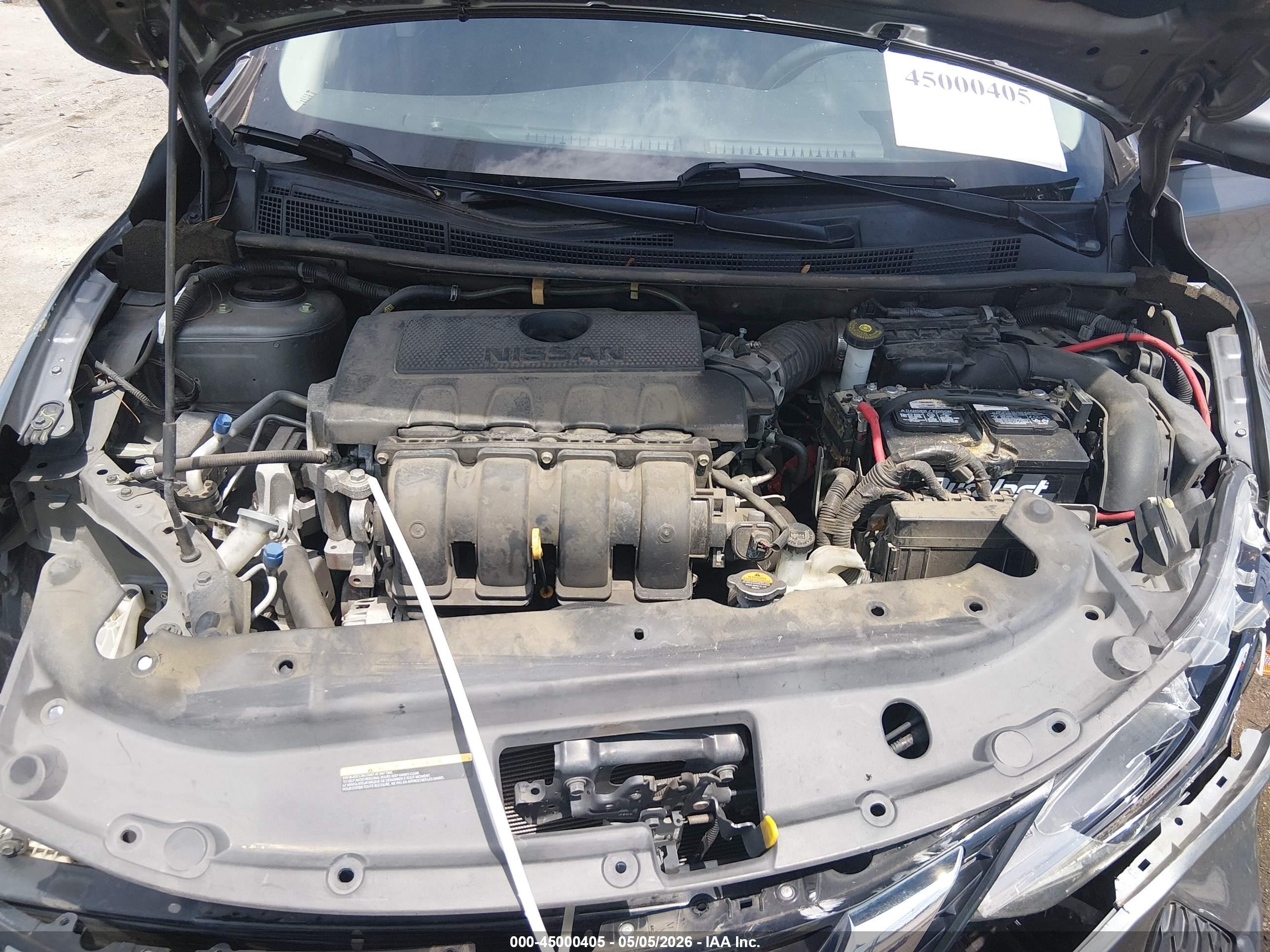 2019 Nissan Sentra Sv Gray vin: 3N1AB7AP6KY211024