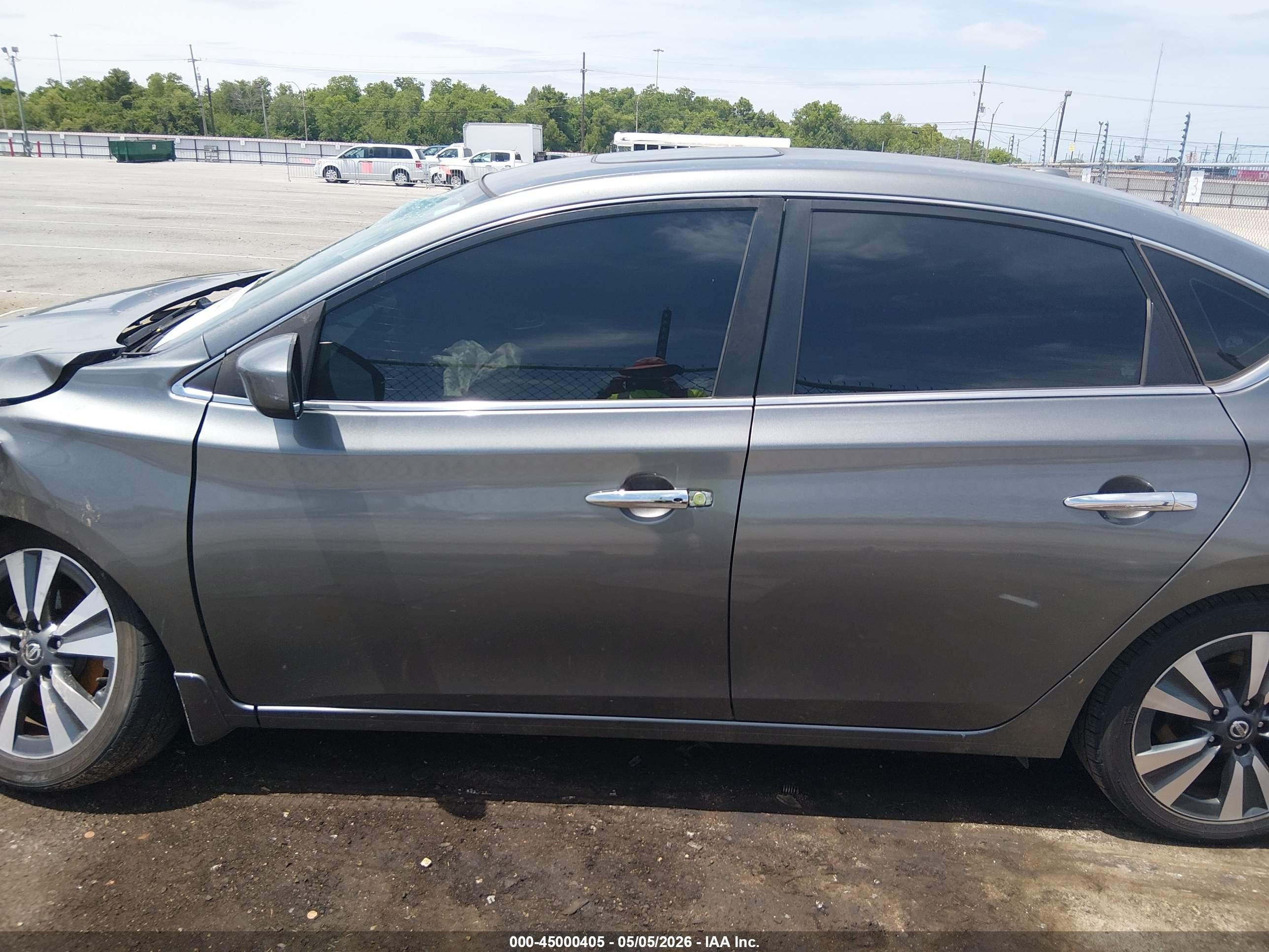 2019 Nissan Sentra Sv Gray vin: 3N1AB7AP6KY211024