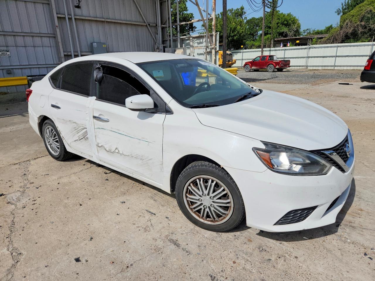2019 Nissan Sentra S White vin: 3N1AB7AP6KY243892