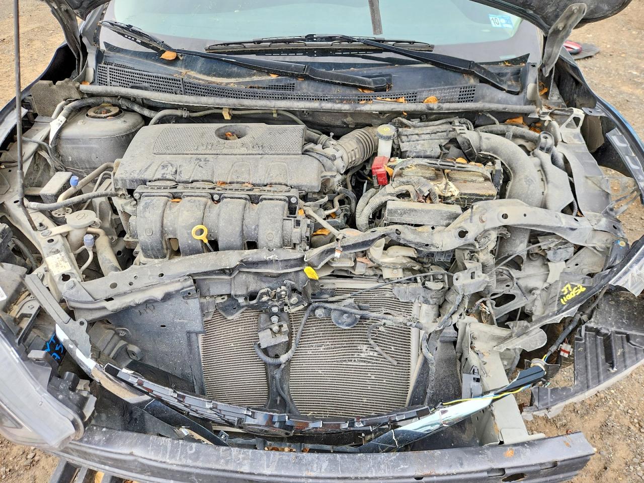2019 Nissan Sentra S Серый vin: 3N1AB7AP6KY349968