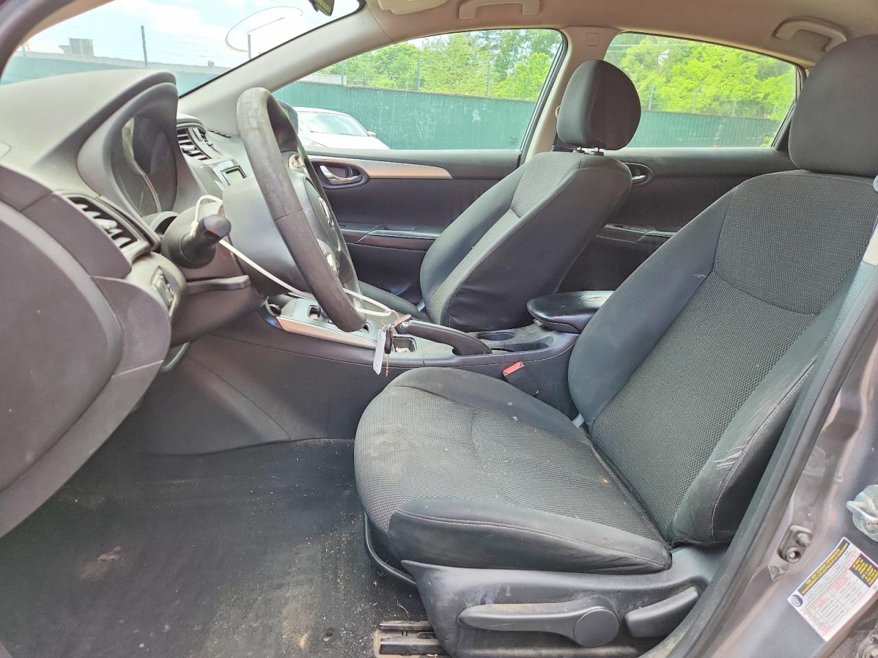 2019 Nissan Sentra S Серый vin: 3N1AB7AP6KY349968