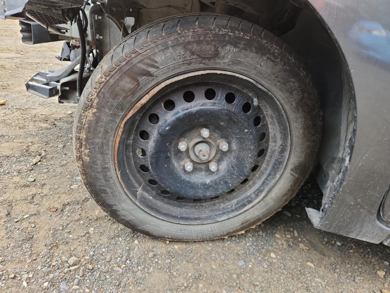 2019 Nissan Sentra S Серый vin: 3N1AB7AP6KY349968 Damage: Left Front Wheel, Bent, Replacement Required