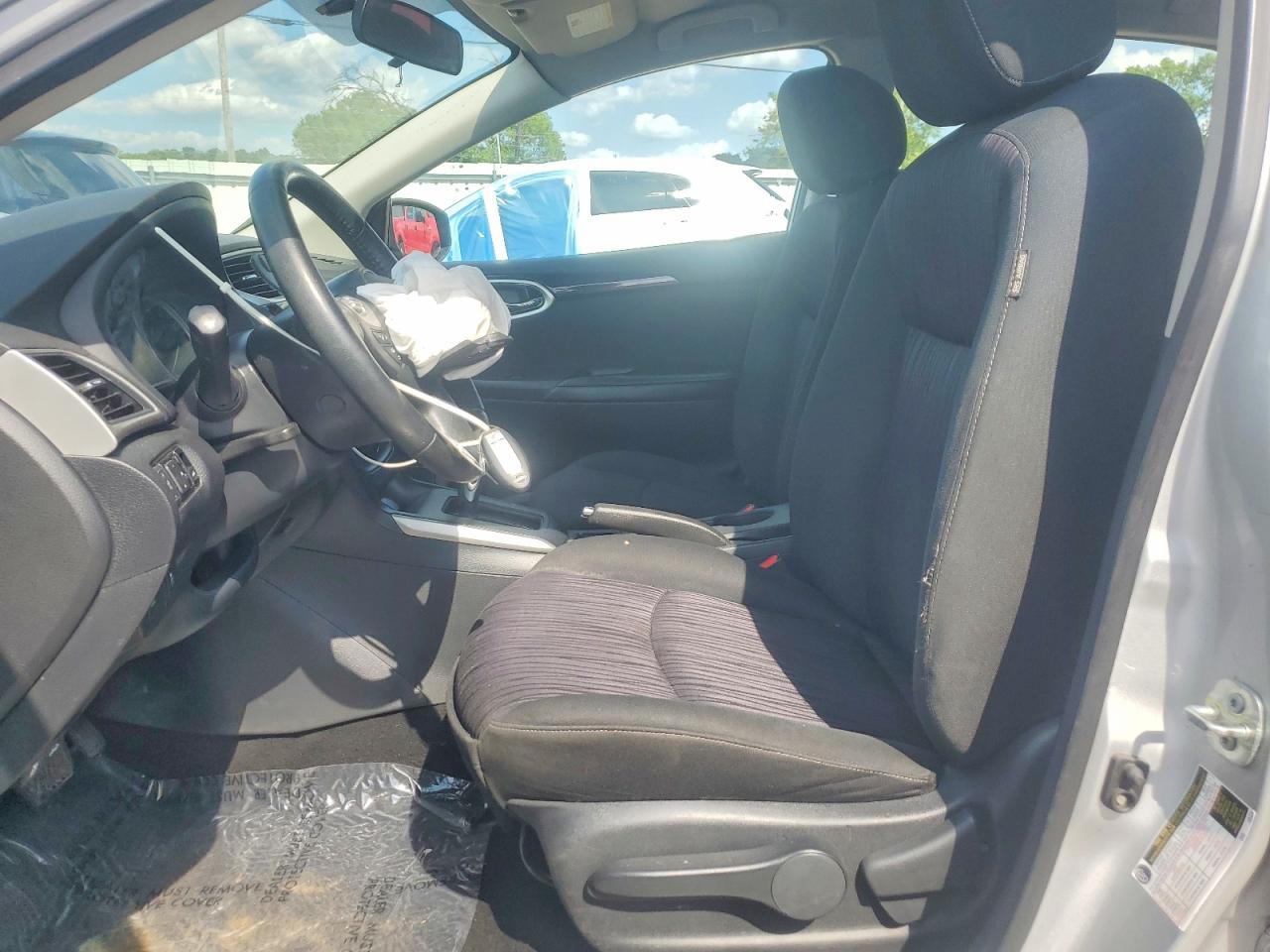 2019 Nissan Sentra Sv Silver vin: 3N1AB7AP6KY353972