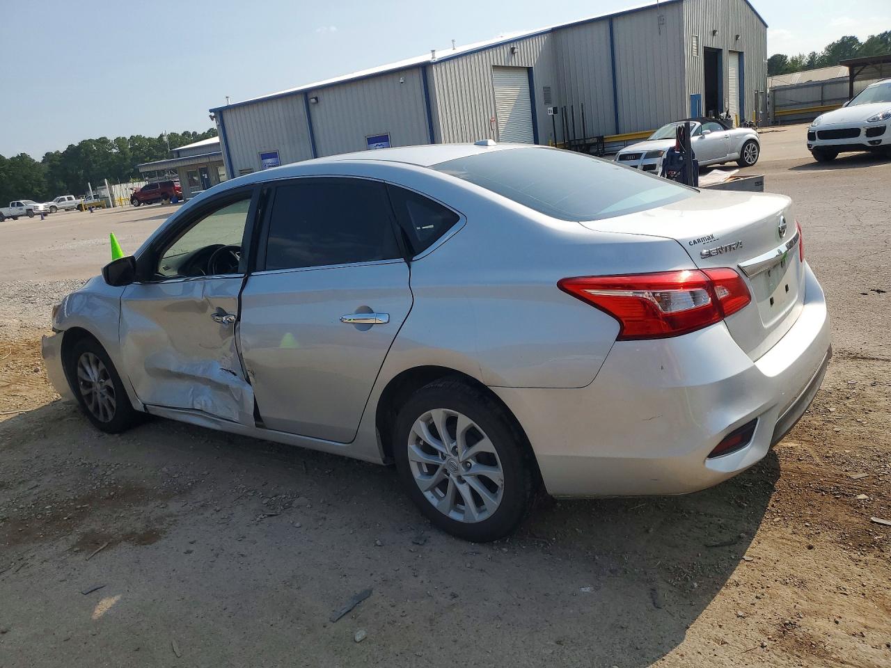 2019 Nissan Sentra Sv Silver vin: 3N1AB7AP6KY423566