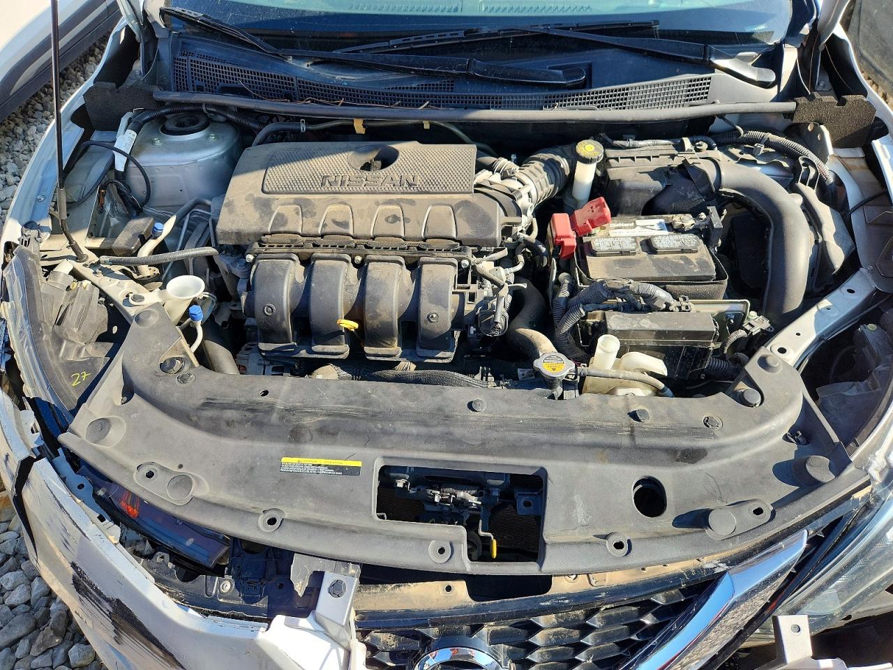 2019 Nissan Sentra Sv Silver vin: 3N1AB7AP6KY423566