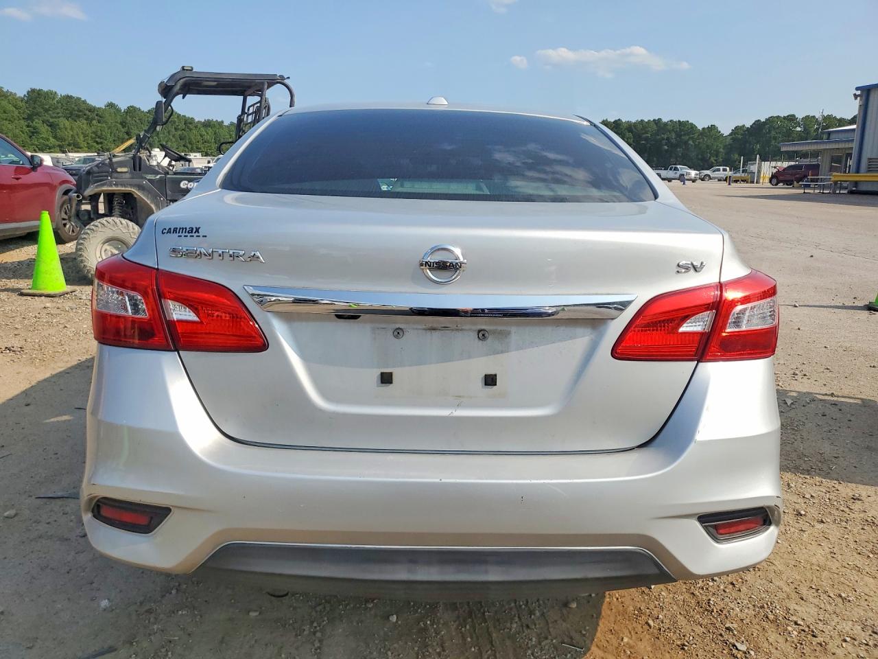 2019 Nissan Sentra Sv Silver vin: 3N1AB7AP6KY423566