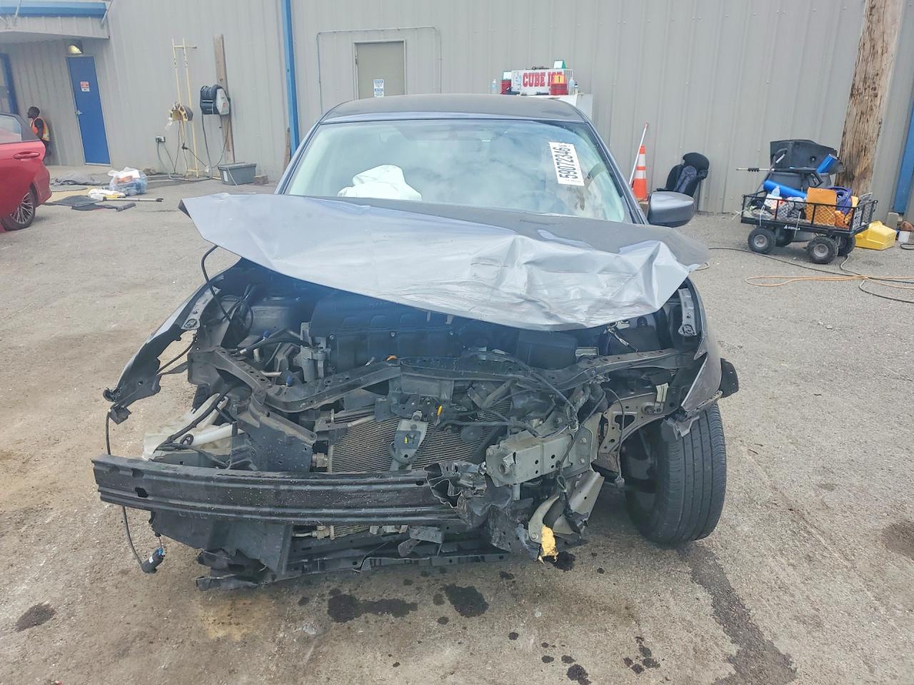 2019 Nissan Sentra Sv Gray vin: 3N1AB7AP6KY430419