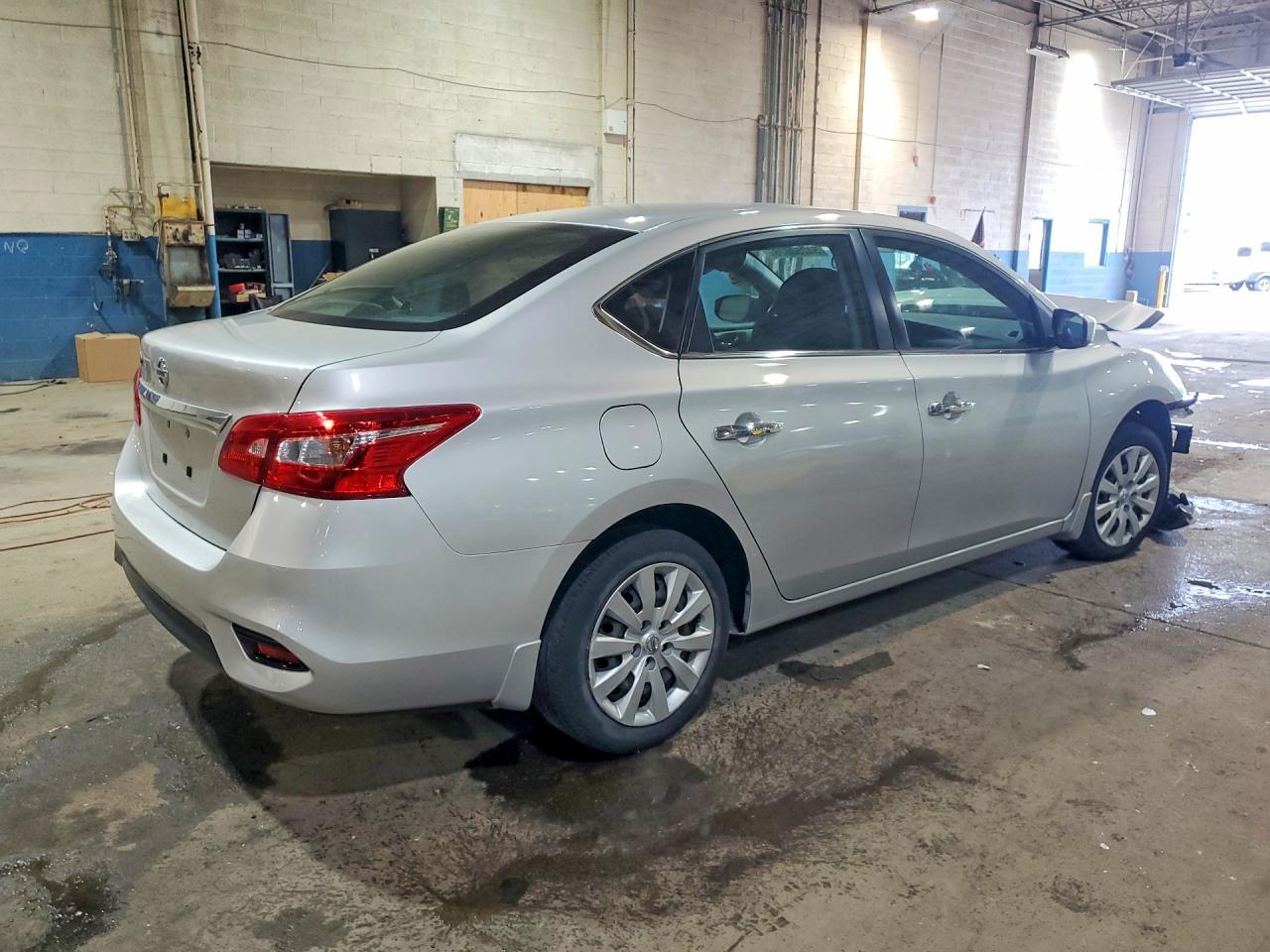 2019 Nissan Sentra S Silver vin: 3N1AB7AP6KY440724