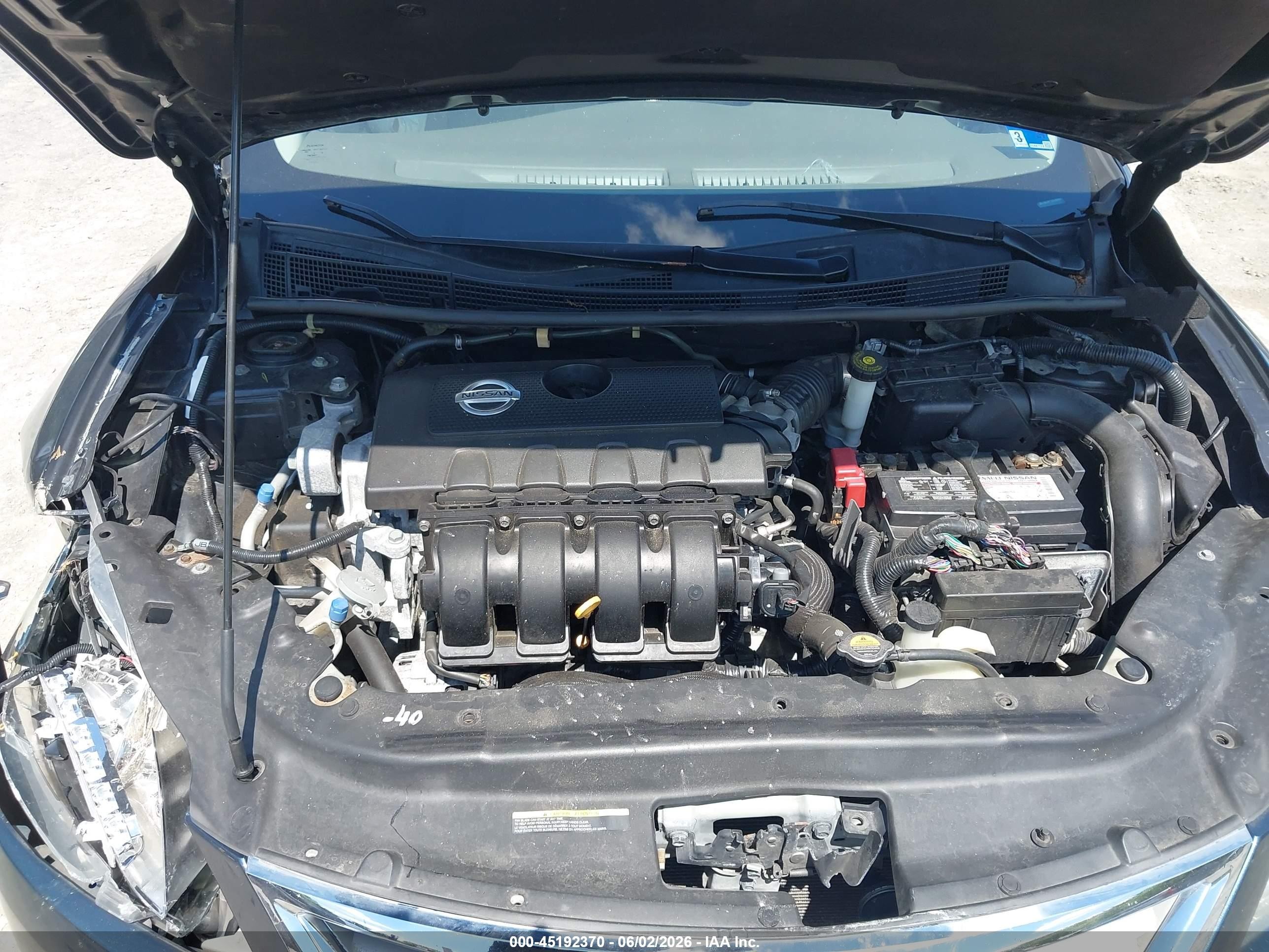 2013 Nissan Sentra Sv Blue vin: 3N1AB7AP7DL560628