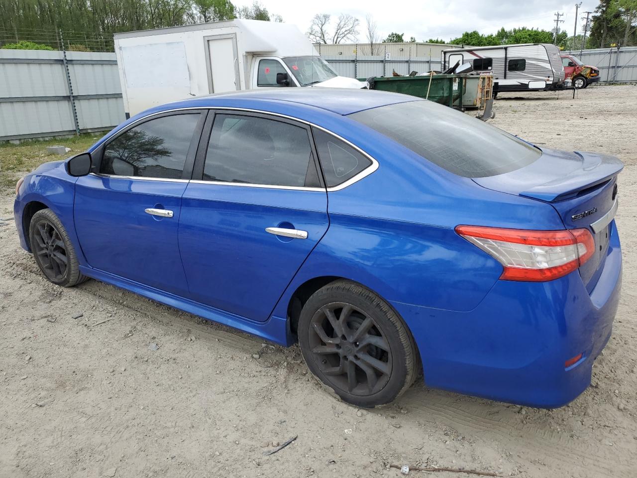 2013 Nissan Sentra Blue vin: 3N1AB7AP7DL563237