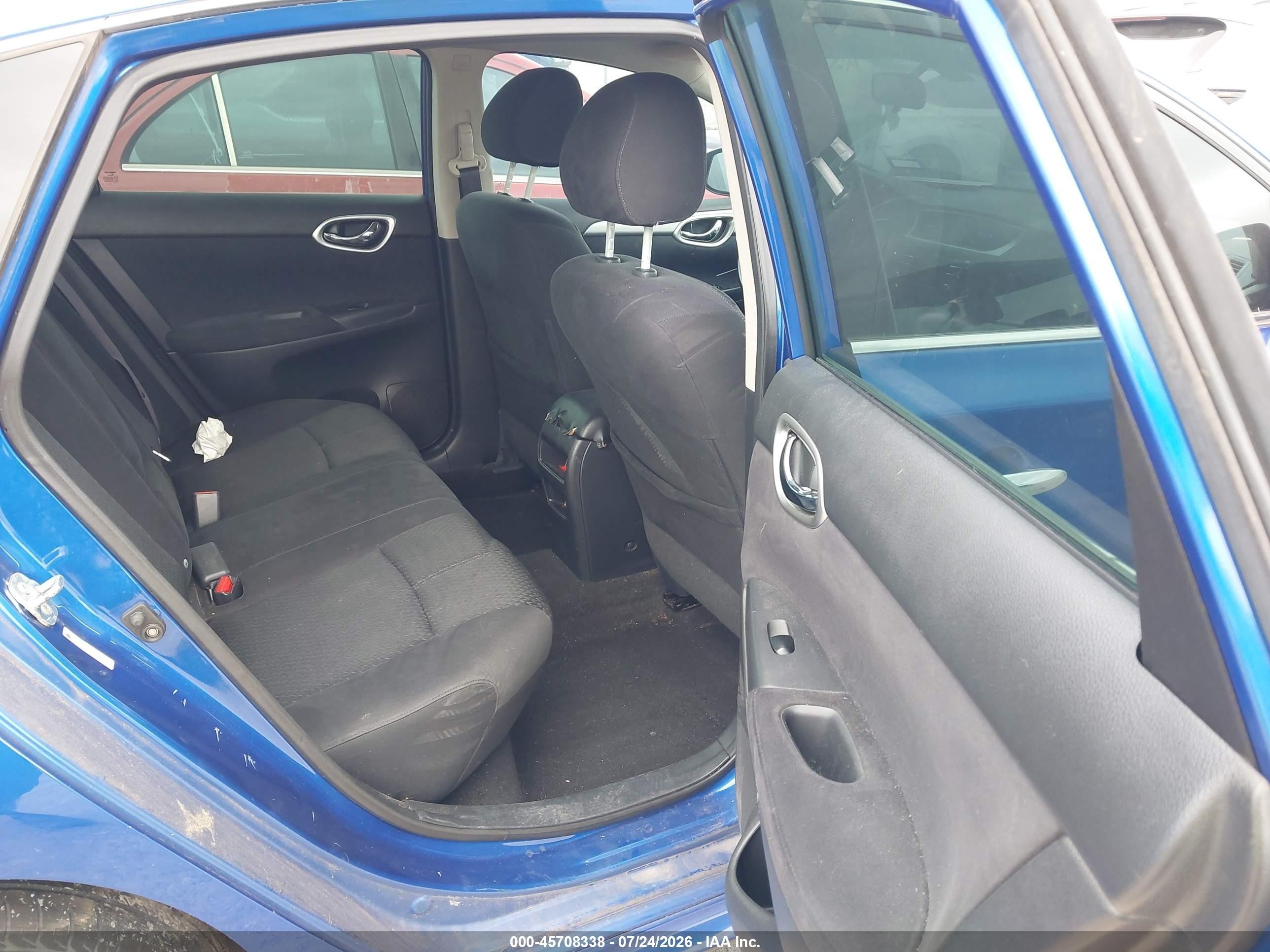 2013 Nissan Sentra Sr Синий vin: 3N1AB7AP7DL614770