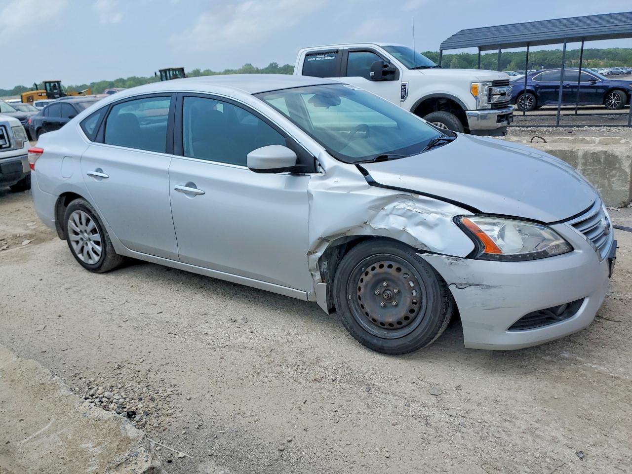 2013 Nissan Sentra S Gray vin: 3N1AB7AP7DL621184