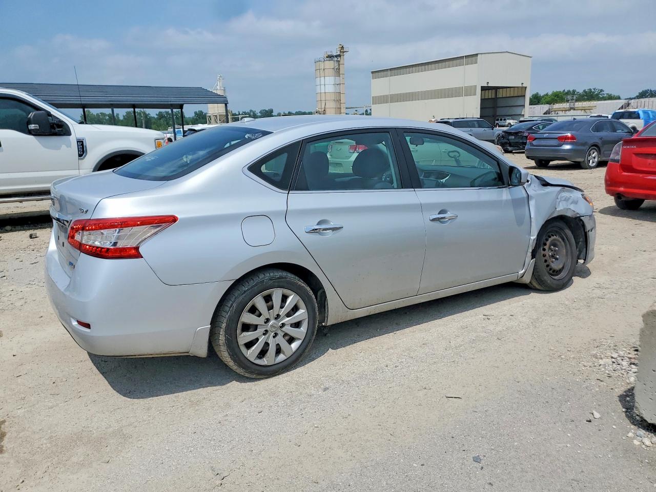 2013 Nissan Sentra S Gray vin: 3N1AB7AP7DL621184
