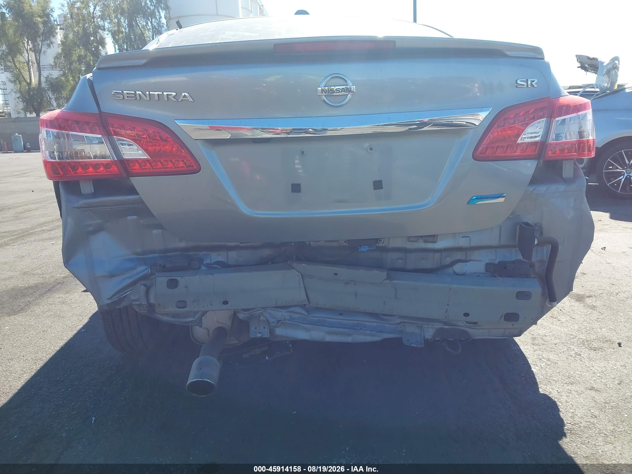 2013 Nissan Sentra Sr Серебряный vin: 3N1AB7AP7DL623615