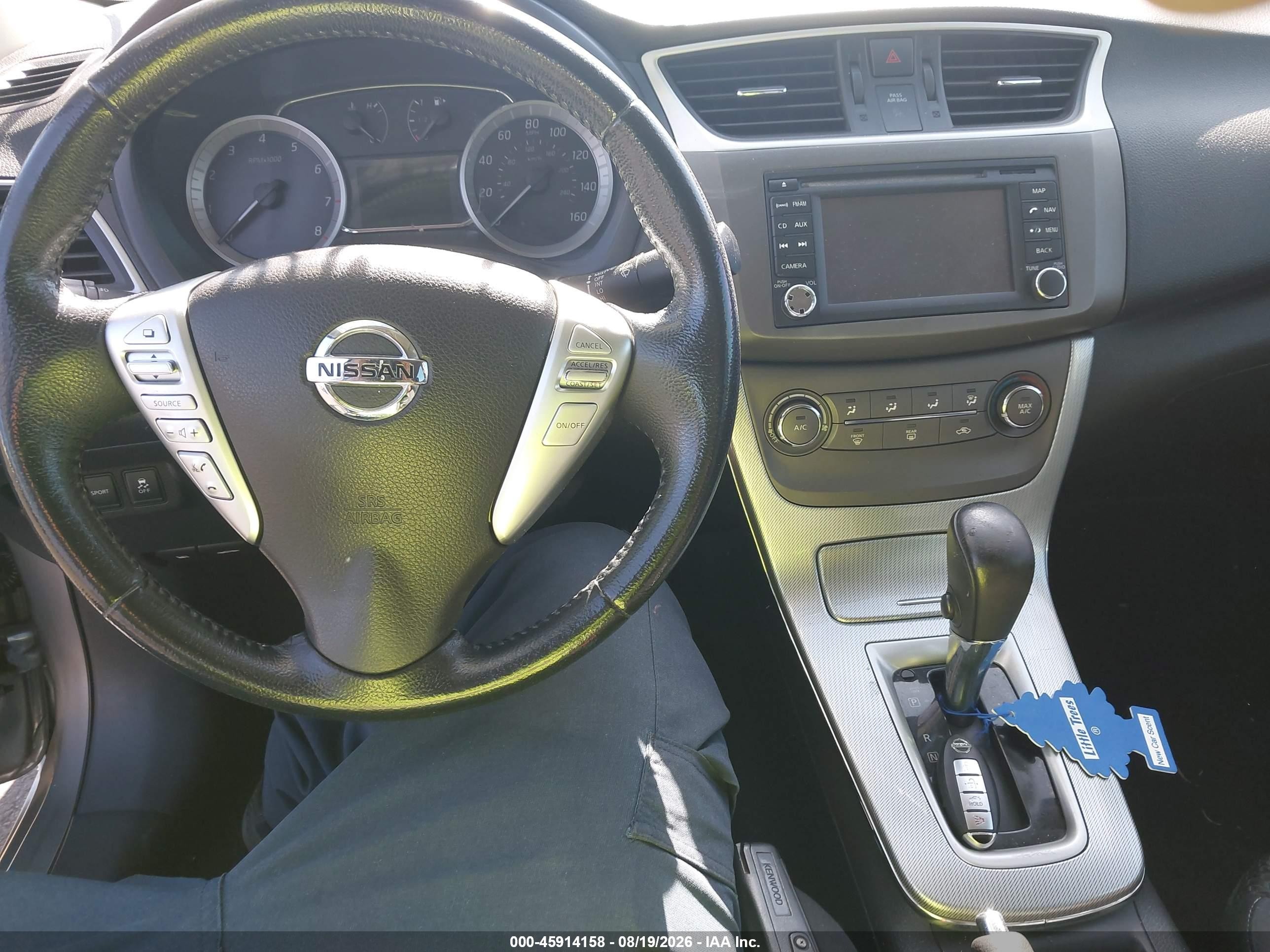 2013 Nissan Sentra Sr Серебряный vin: 3N1AB7AP7DL623615