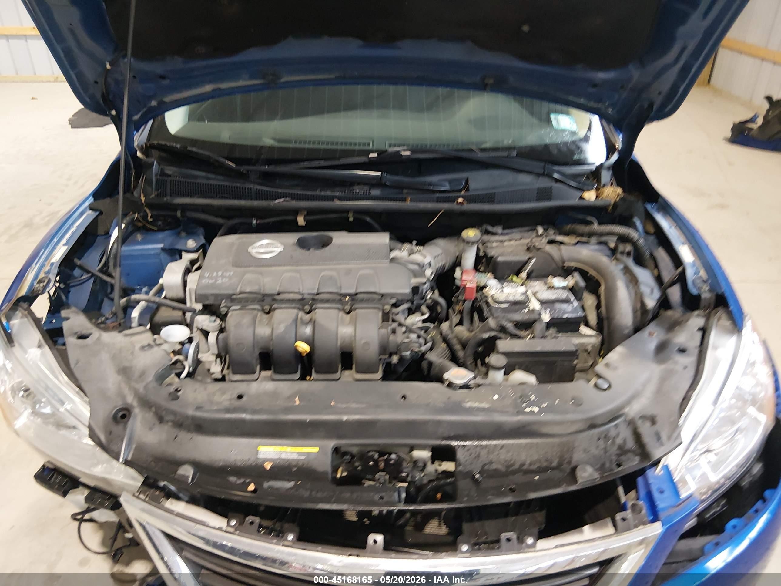 2013 Nissan Sentra Sr Blue vin: 3N1AB7AP7DL635618
