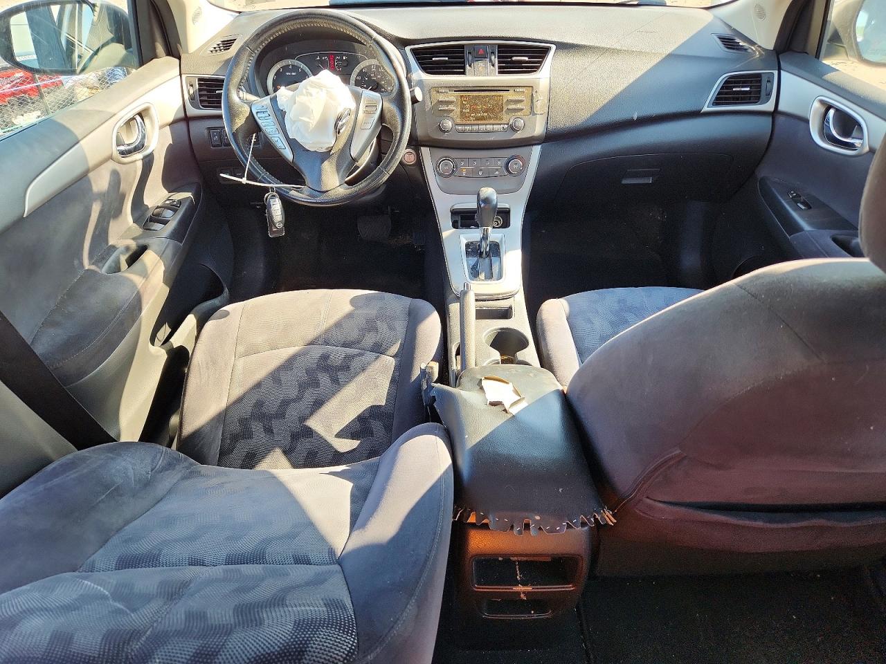 2013 Nissan Sentra S White vin: 3N1AB7AP7DL636428