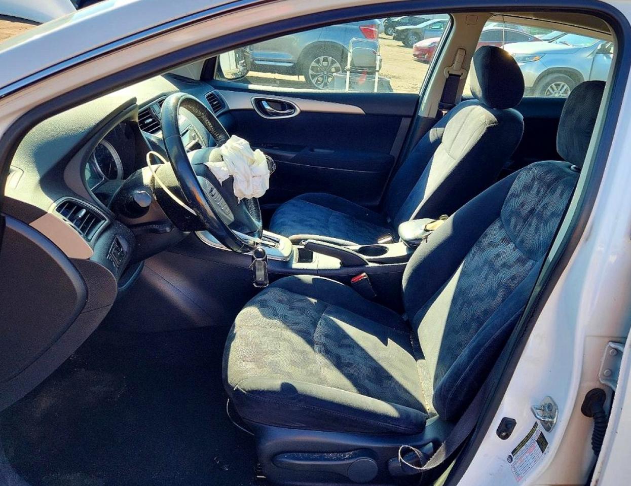 2013 Nissan Sentra S White vin: 3N1AB7AP7DL636428