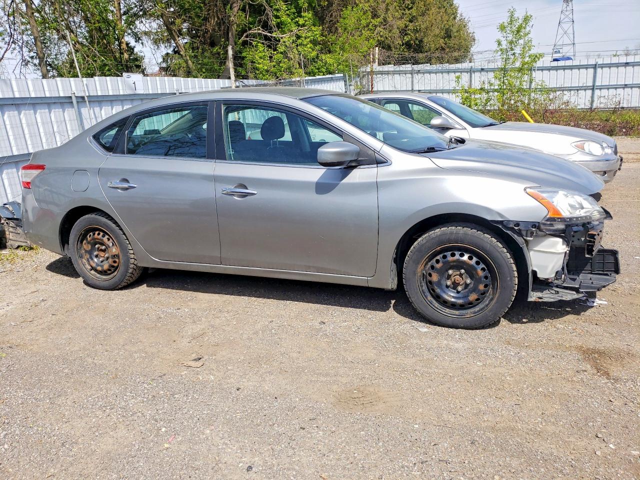 2013 Nissan Sentra S Серебряный vin: 3N1AB7AP7DL637241
