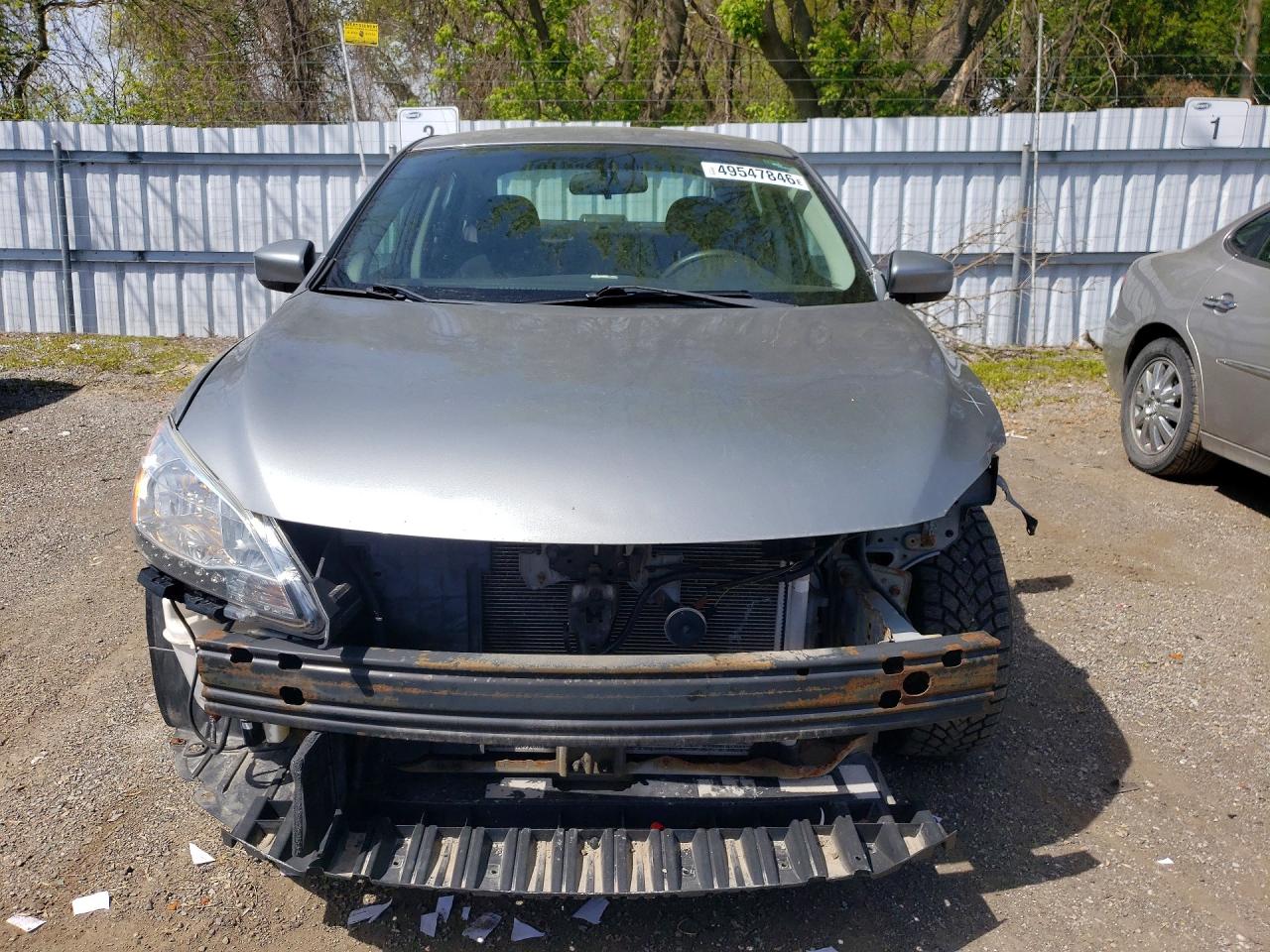 2013 Nissan Sentra S Серебряный vin: 3N1AB7AP7DL637241