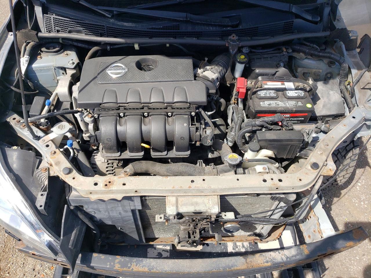 2013 Nissan Sentra S Серебряный vin: 3N1AB7AP7DL637241