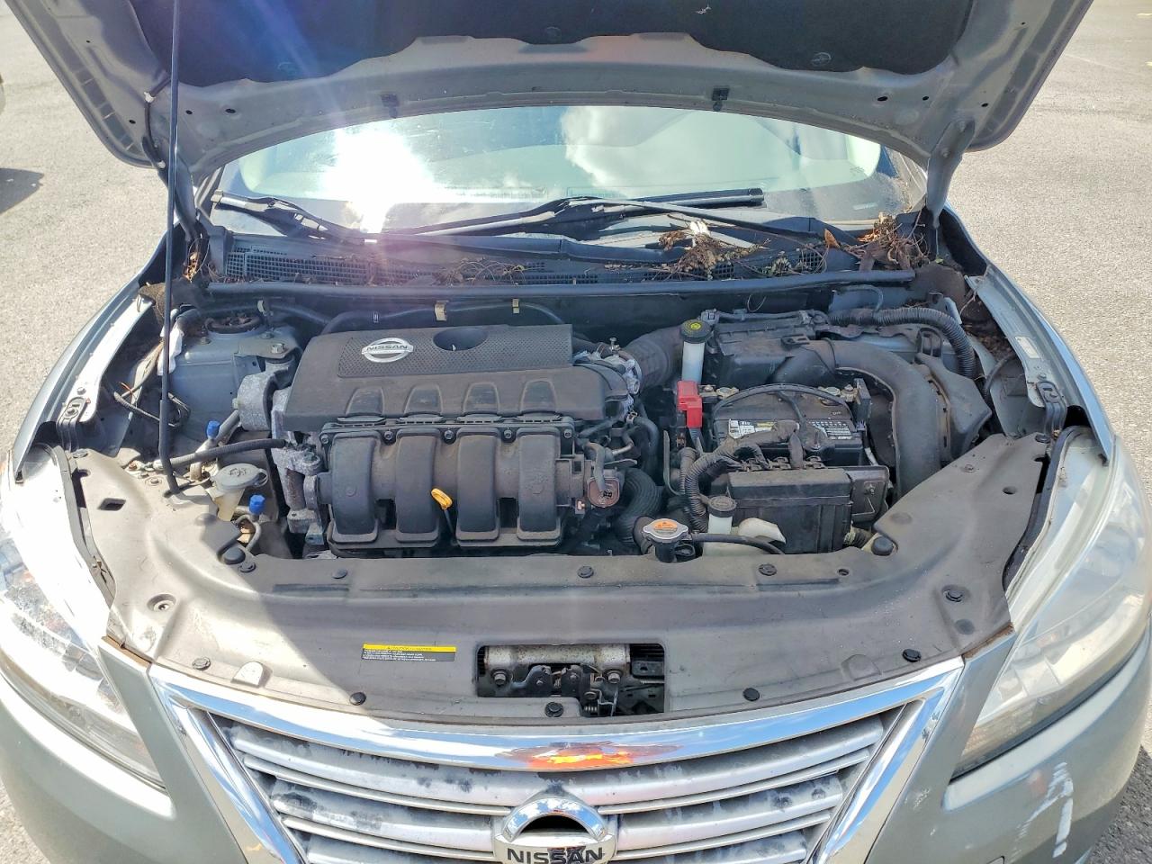 2013 Nissan Sentra S Silver vin: 3N1AB7AP7DL652659
