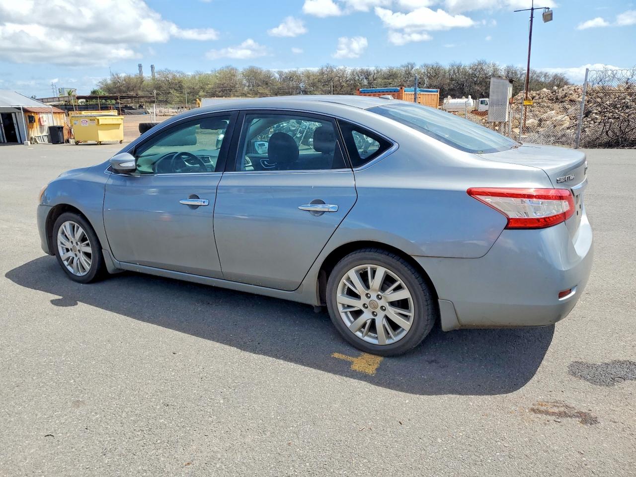 2013 Nissan Sentra S Silver vin: 3N1AB7AP7DL652659