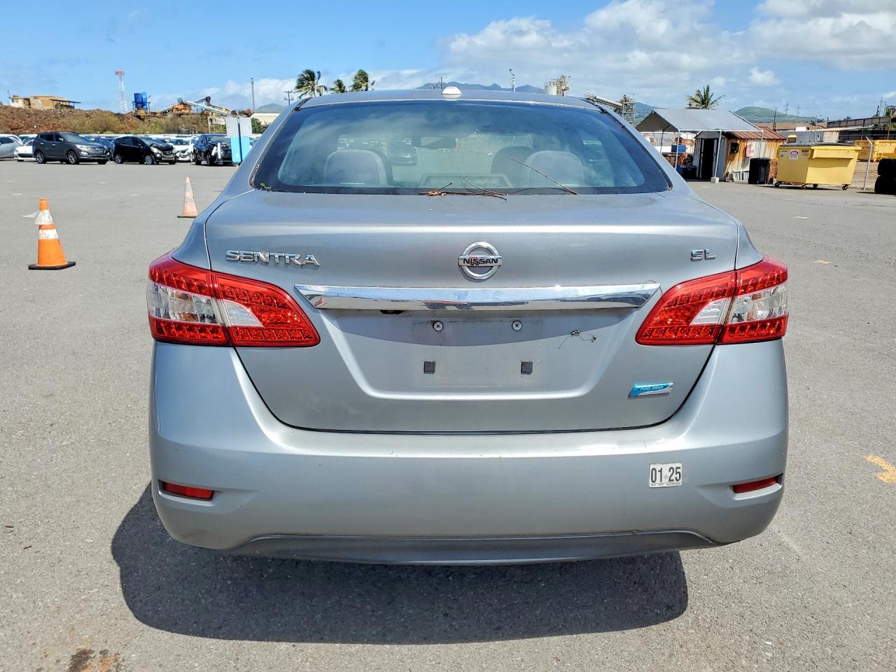 2013 Nissan Sentra S Silver vin: 3N1AB7AP7DL652659
