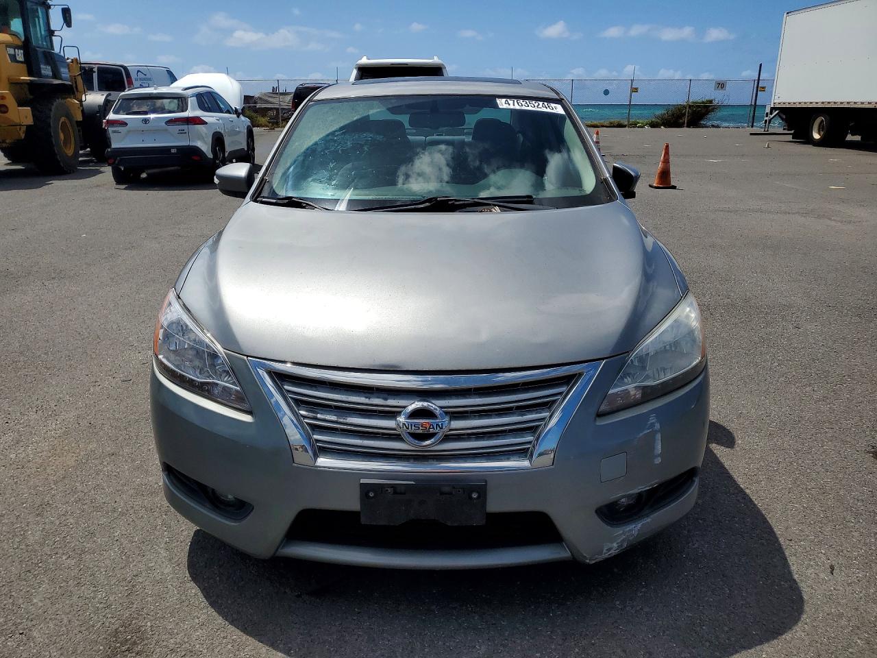 2013 Nissan Sentra S Silver vin: 3N1AB7AP7DL652659