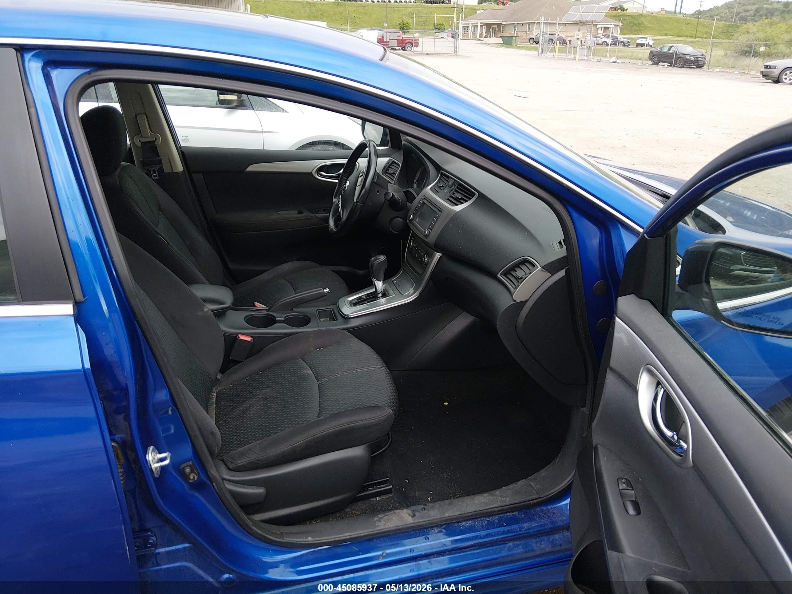2013 Nissan Sentra Sr Blue vin: 3N1AB7AP7DL670725