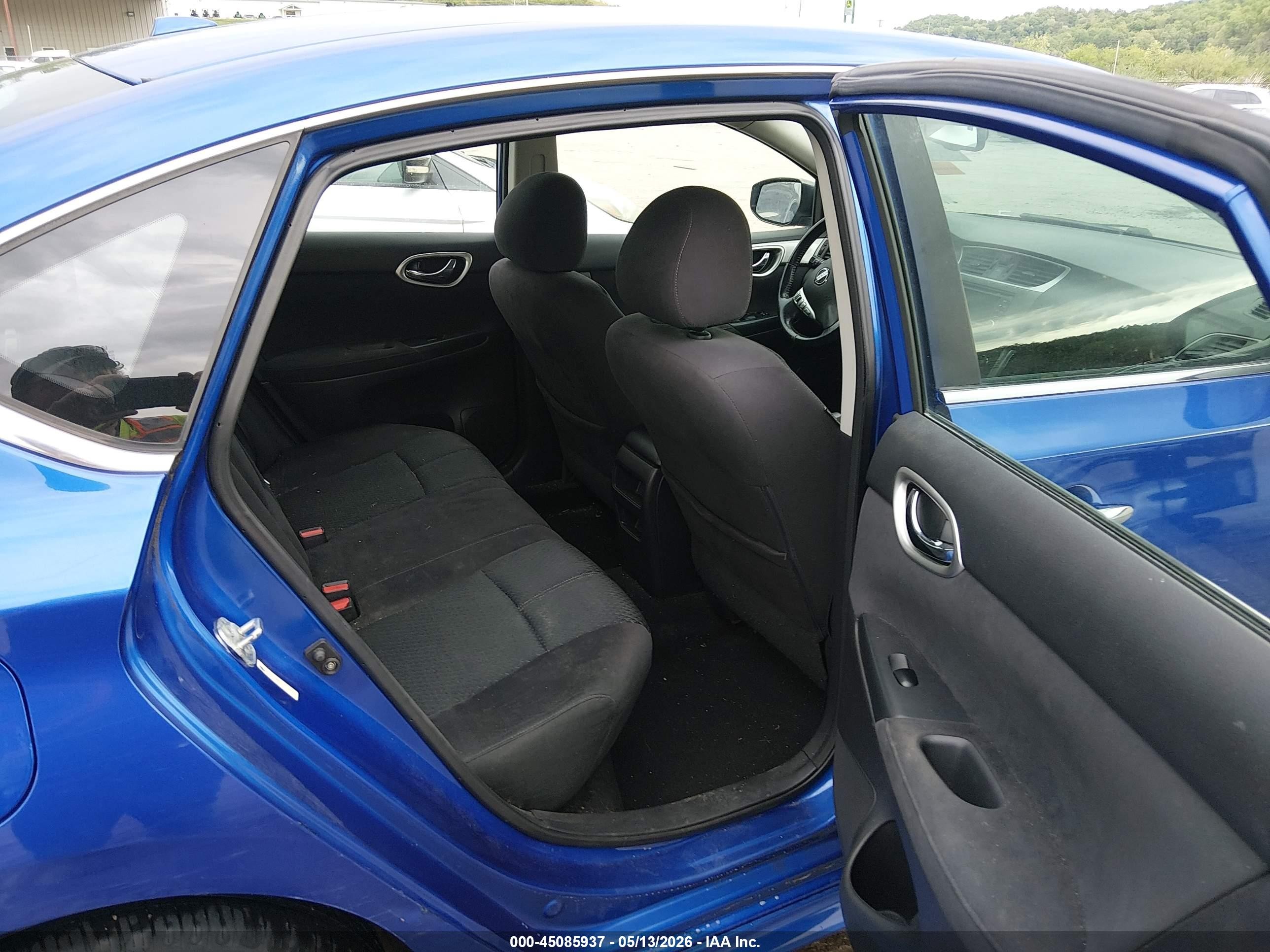 2013 Nissan Sentra Sr Blue vin: 3N1AB7AP7DL670725