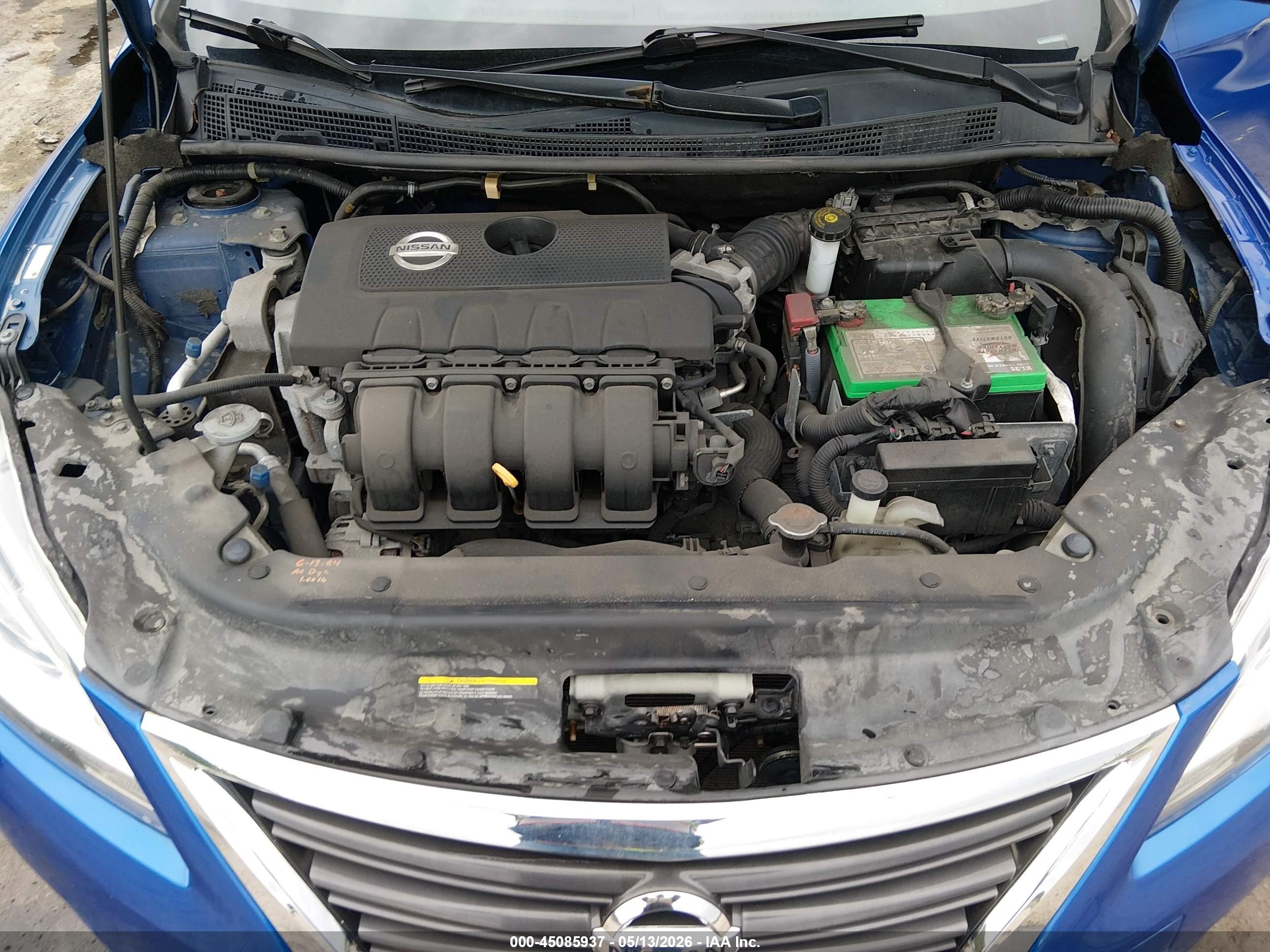 2013 Nissan Sentra Sr Blue vin: 3N1AB7AP7DL670725