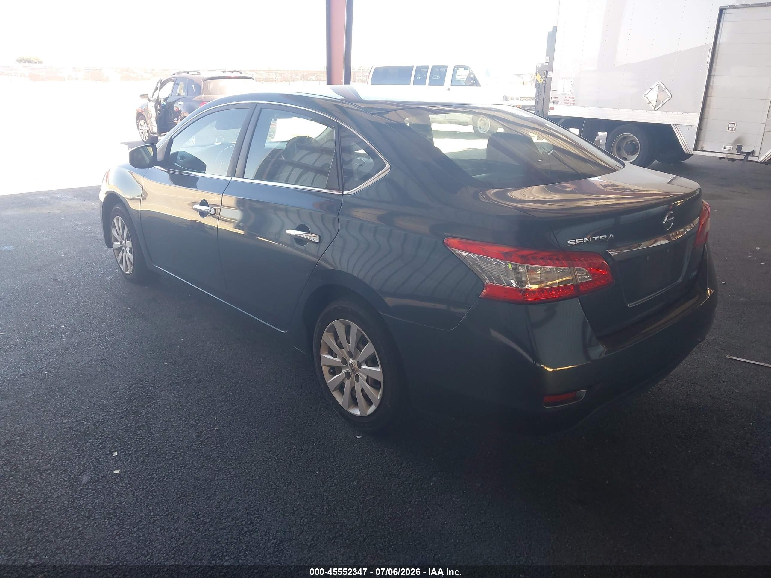 2013 Nissan Sentra S Teal vin: 3N1AB7AP7DL671213
