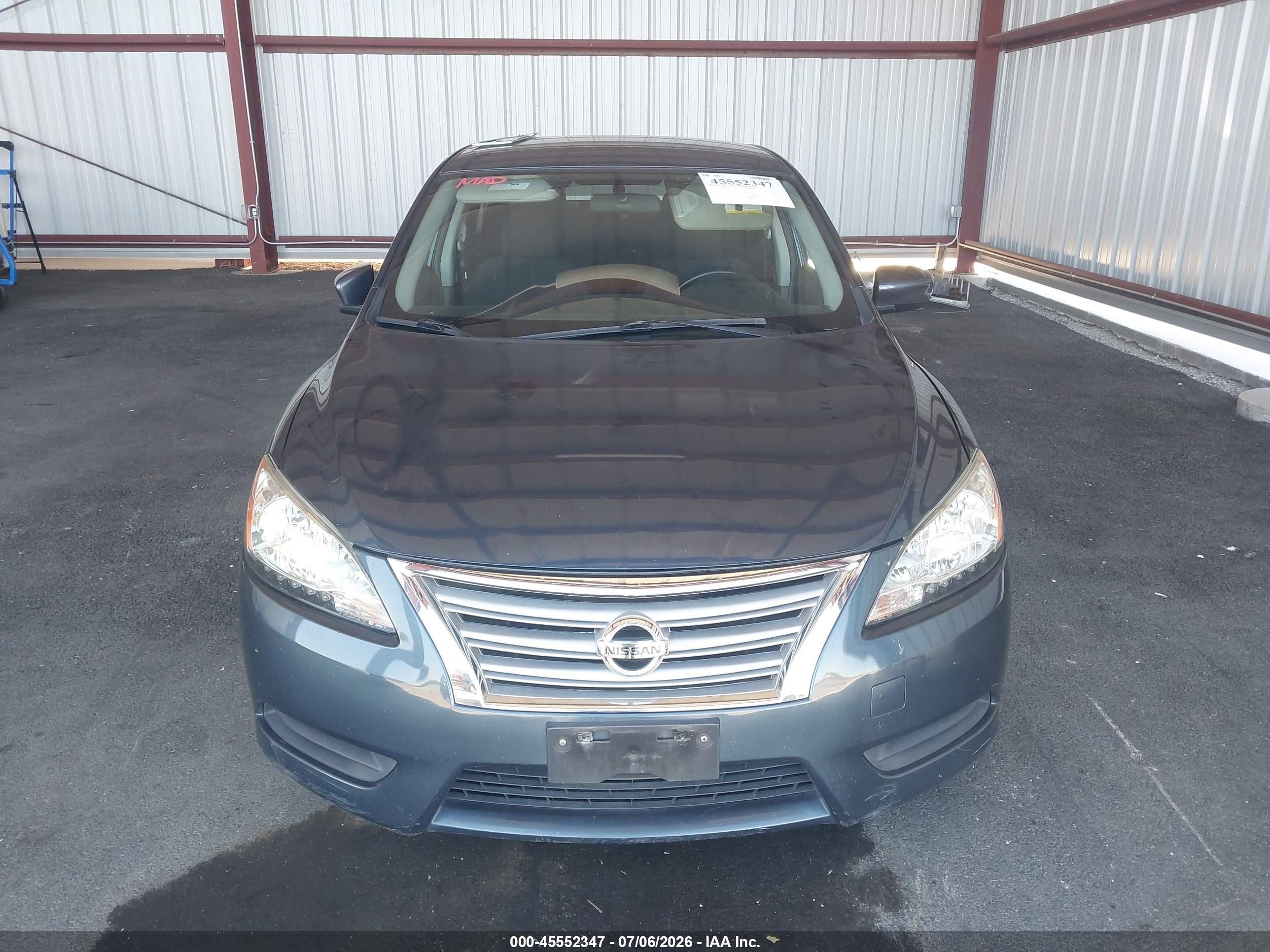 2013 Nissan Sentra S Teal vin: 3N1AB7AP7DL671213