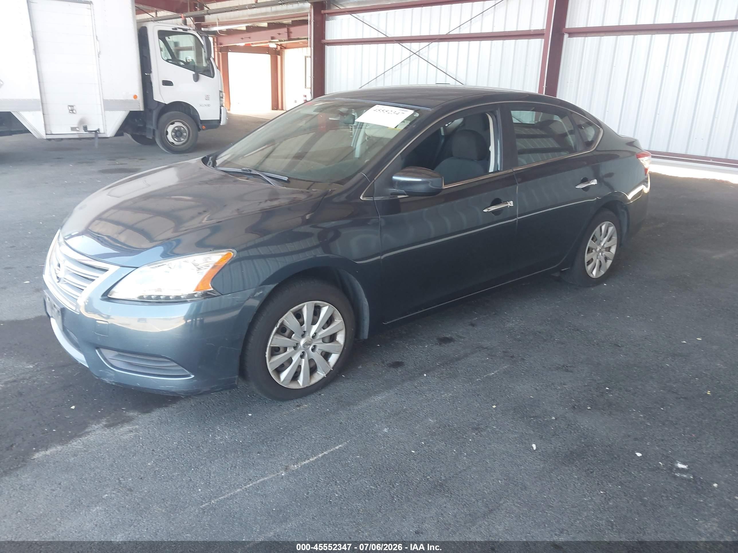 2013 Nissan Sentra S Teal vin: 3N1AB7AP7DL671213