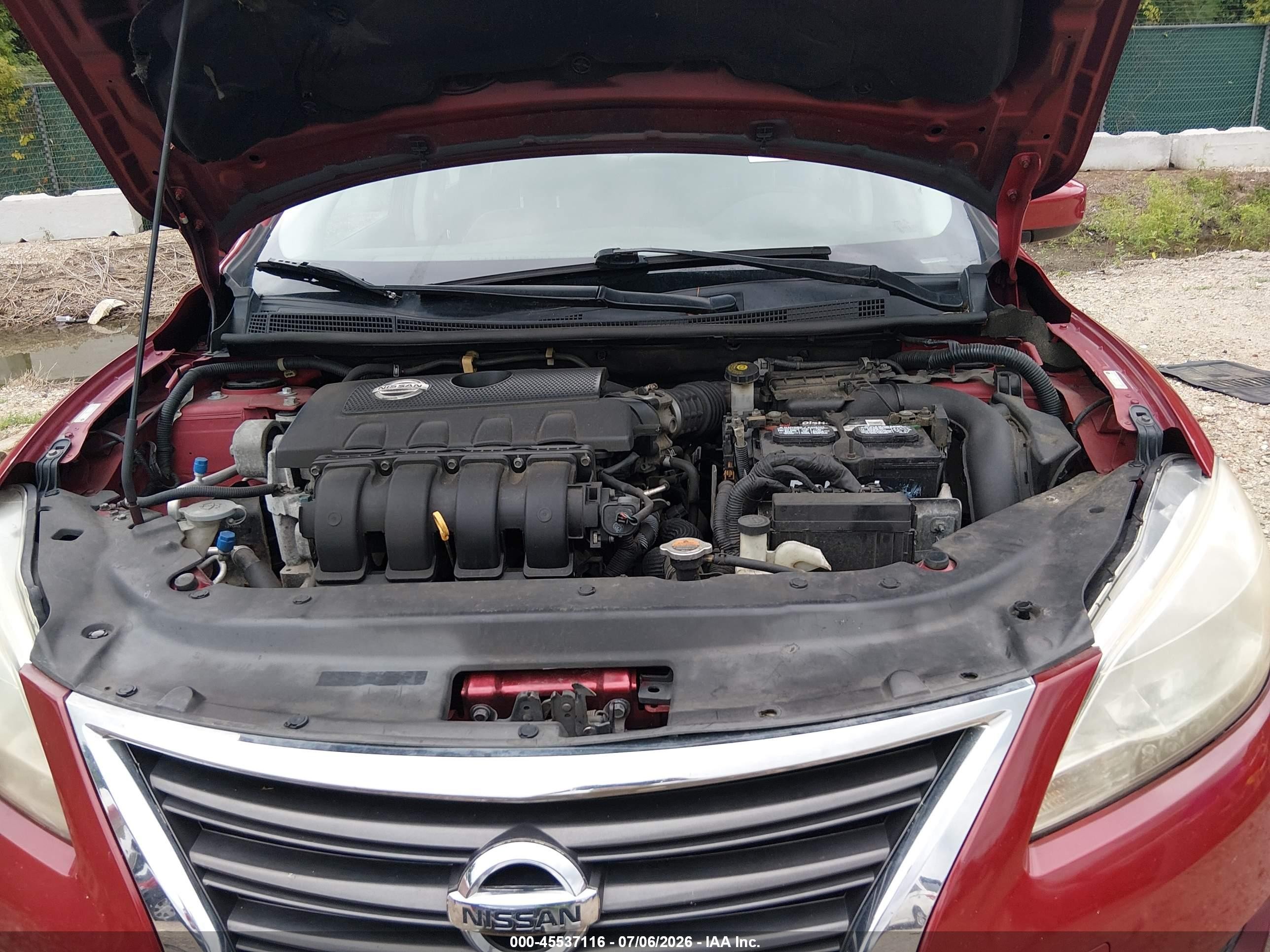 2013 Nissan Sentra Sr Red vin: 3N1AB7AP7DL675777