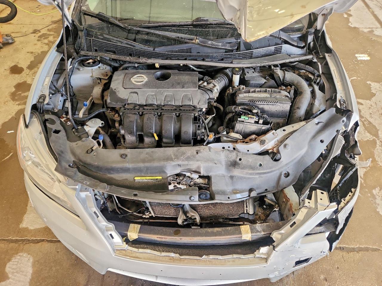 2013 Nissan Sentra S/sv/sr/sl Серебряный vin: 3N1AB7AP7DL682700