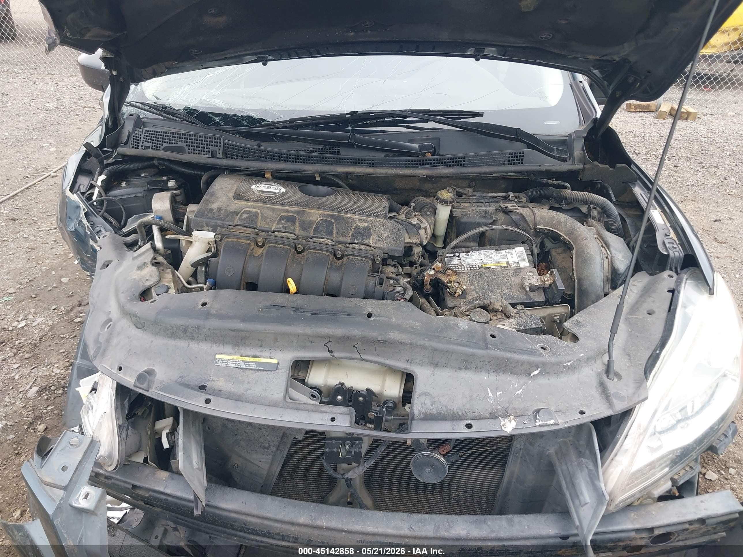2013 Nissan Sentra S Blue vin: 3N1AB7AP7DL687556