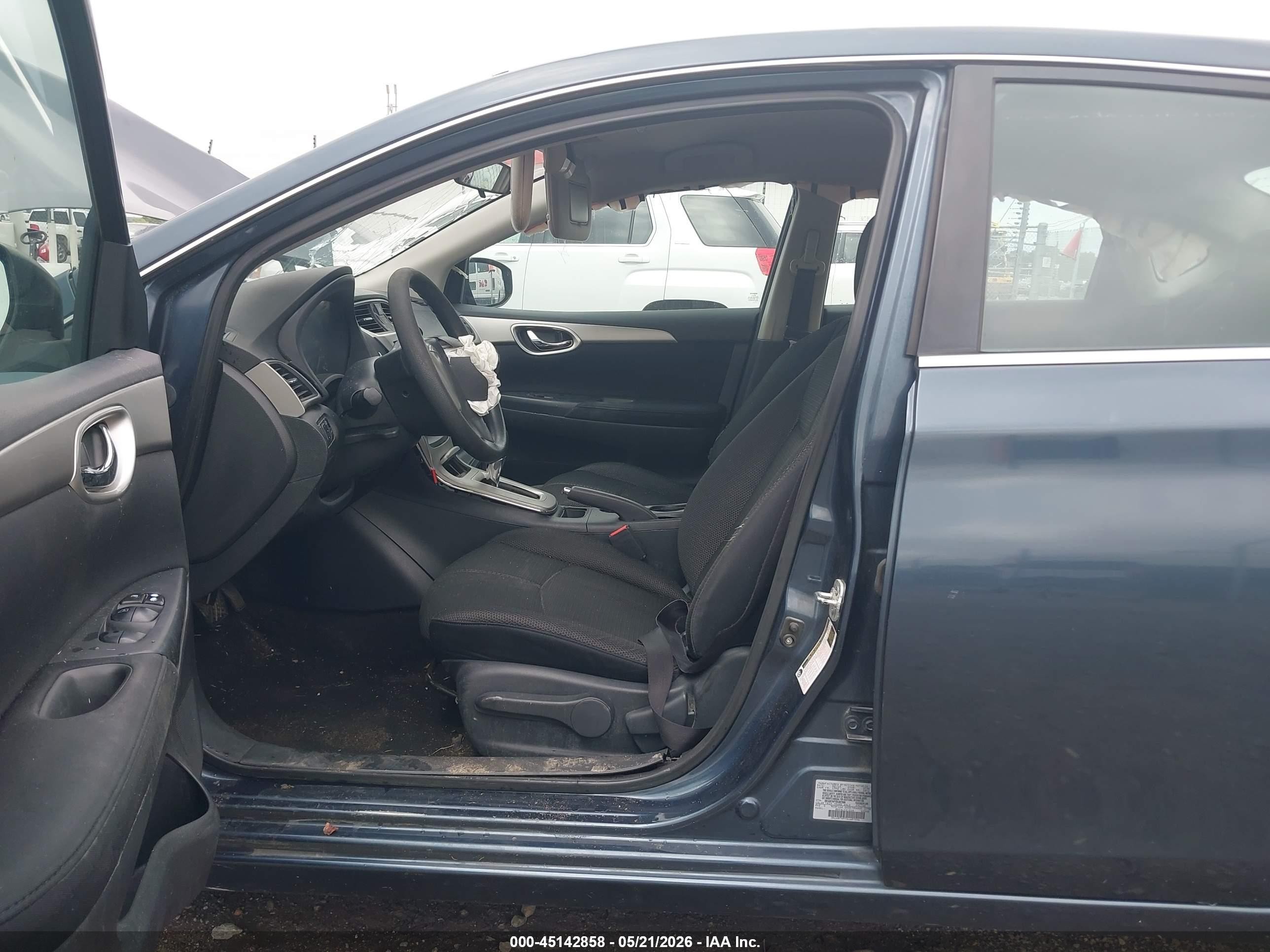 2013 Nissan Sentra S Blue vin: 3N1AB7AP7DL687556