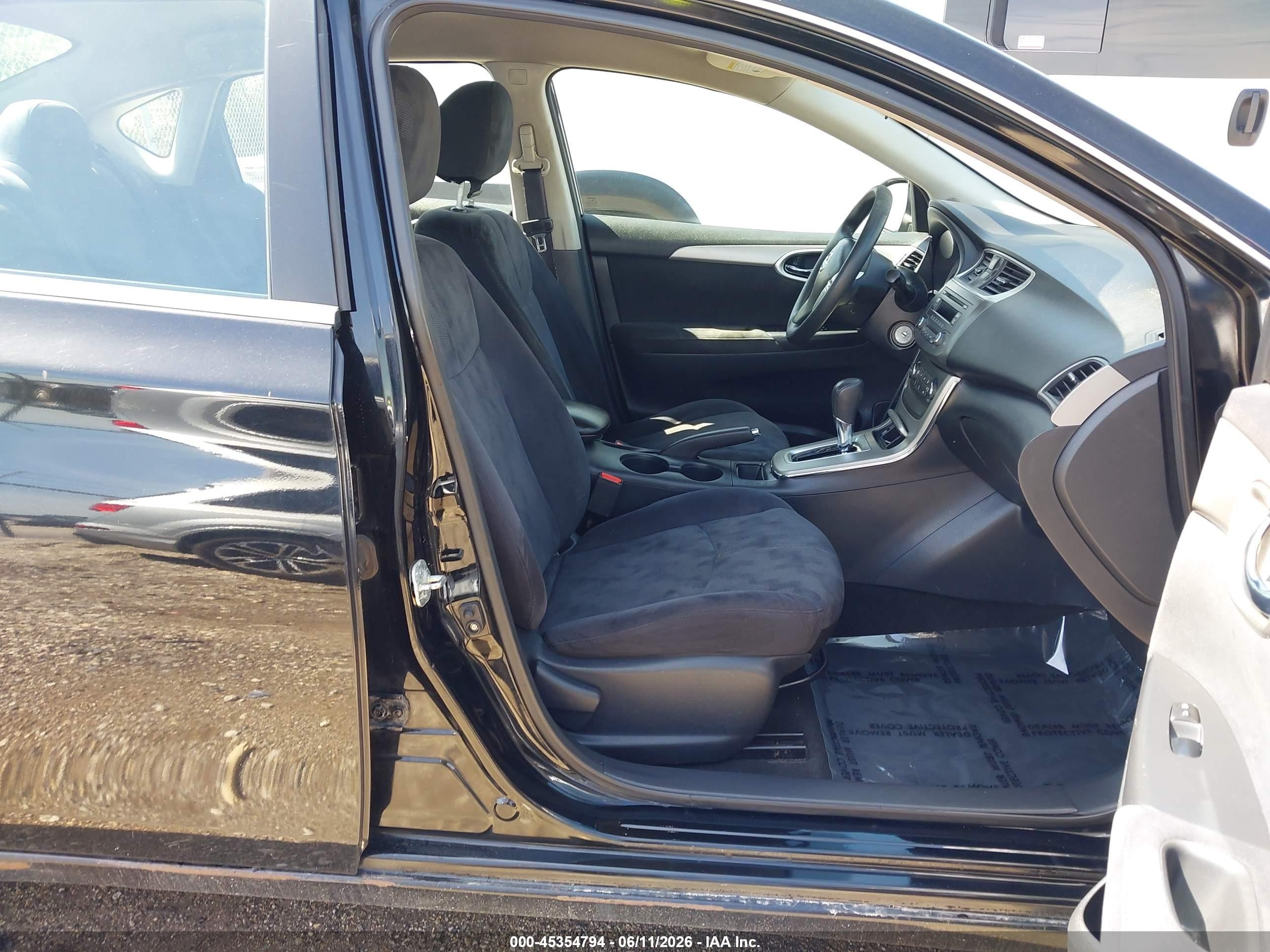 2013 Nissan Sentra Sv Черный vin: 3N1AB7AP7DL690313