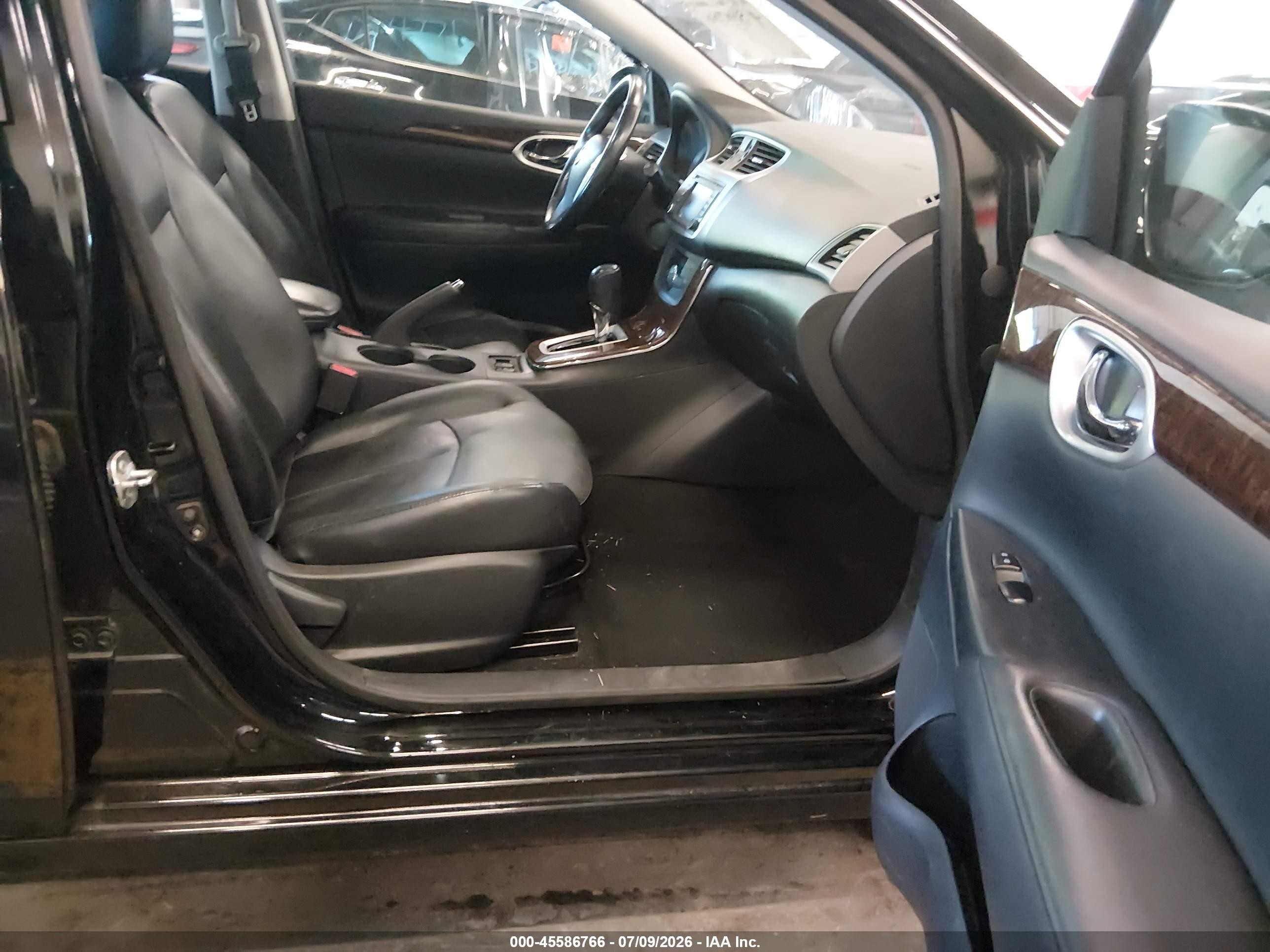 2013 Nissan Sentra Sl Black vin: 3N1AB7AP7DL691249