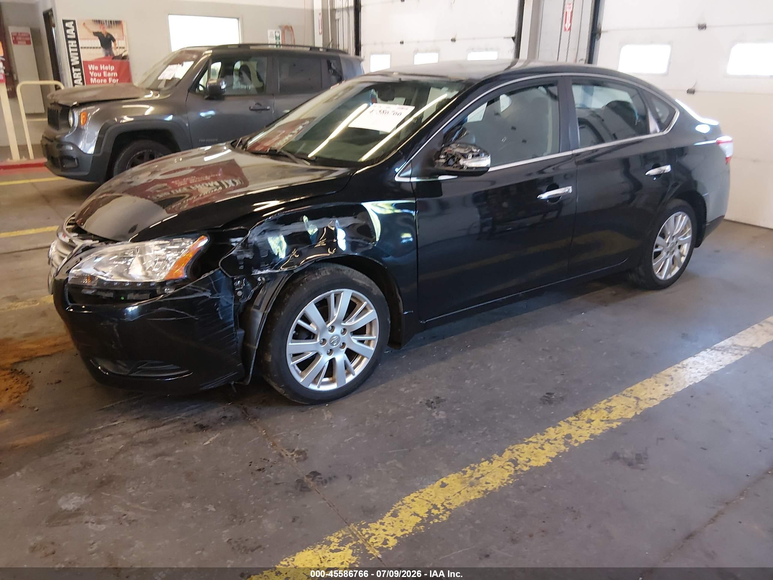 2013 Nissan Sentra Sl Black vin: 3N1AB7AP7DL691249