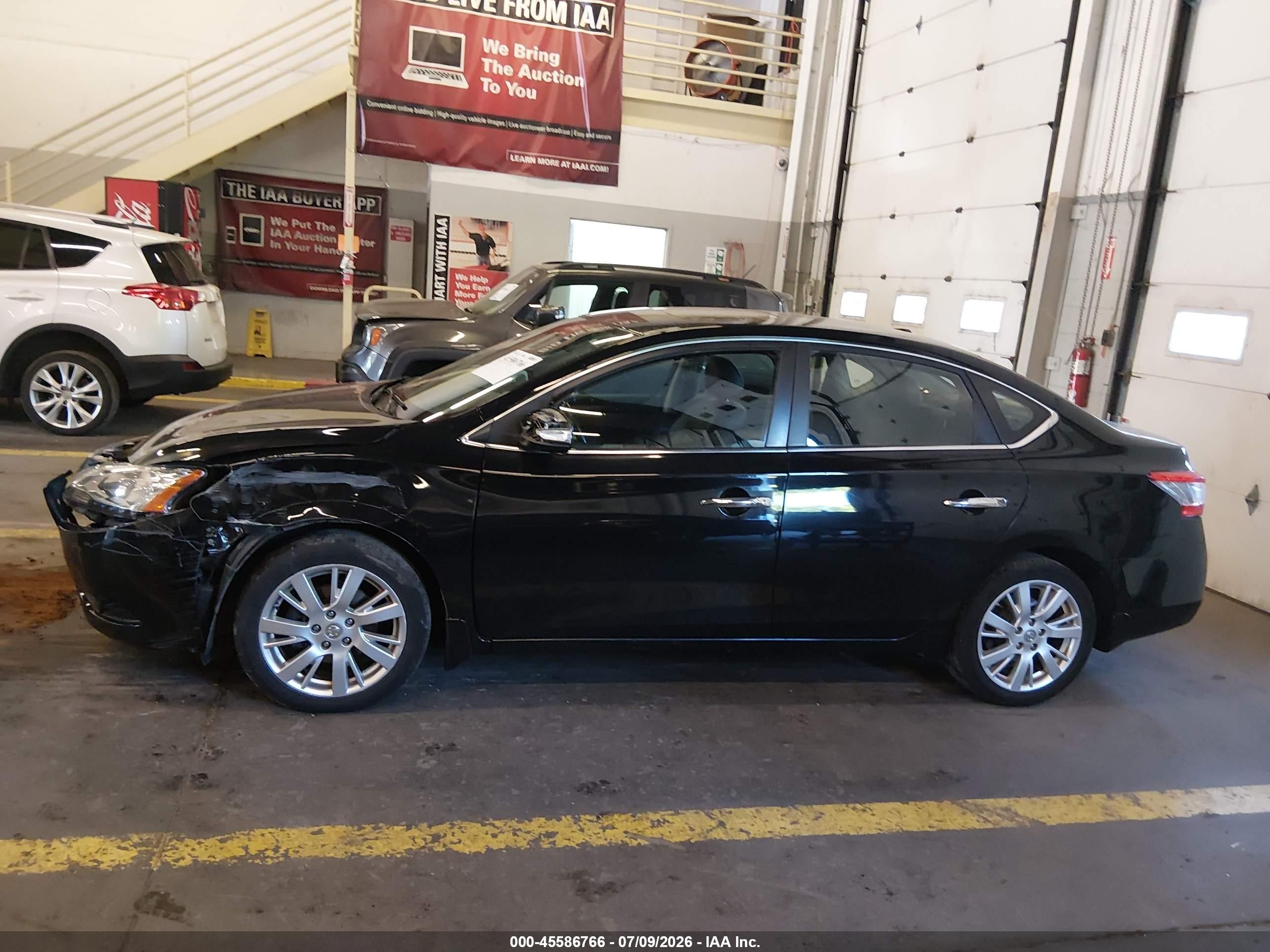 2013 Nissan Sentra Sl Black vin: 3N1AB7AP7DL691249