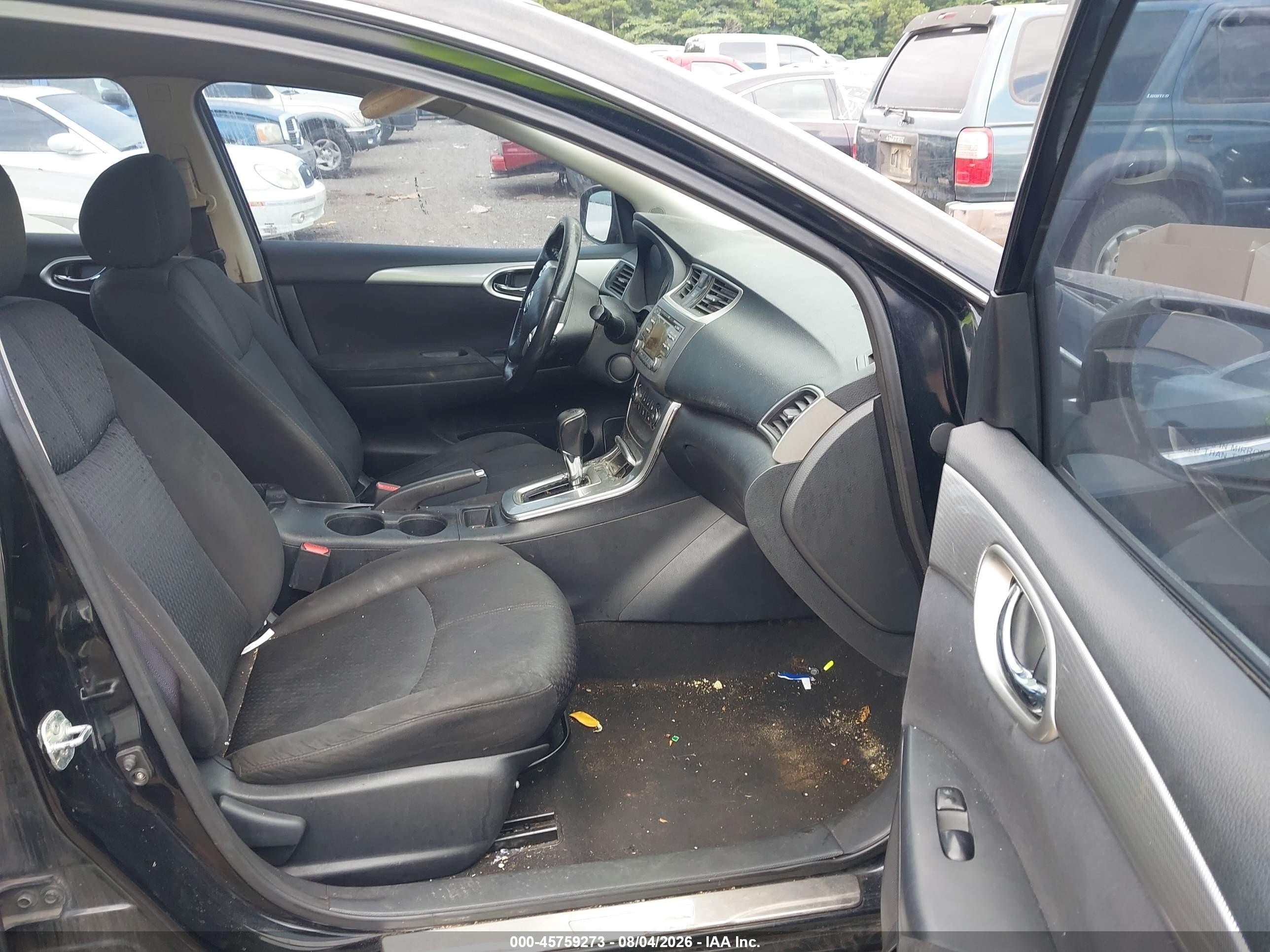 2013 Nissan Sentra Sr Black vin: 3N1AB7AP7DL700984