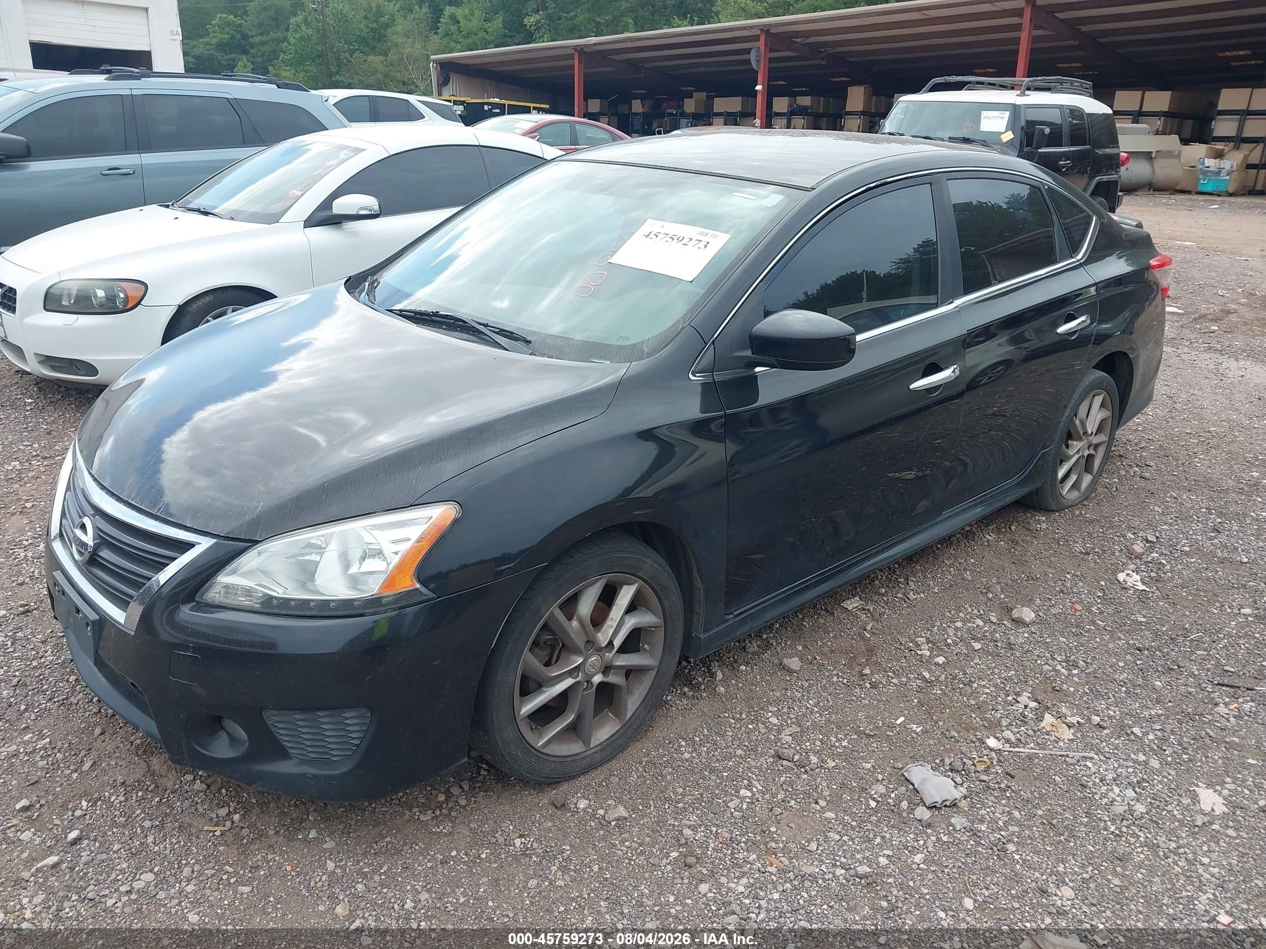 2013 Nissan Sentra Sr Black vin: 3N1AB7AP7DL700984