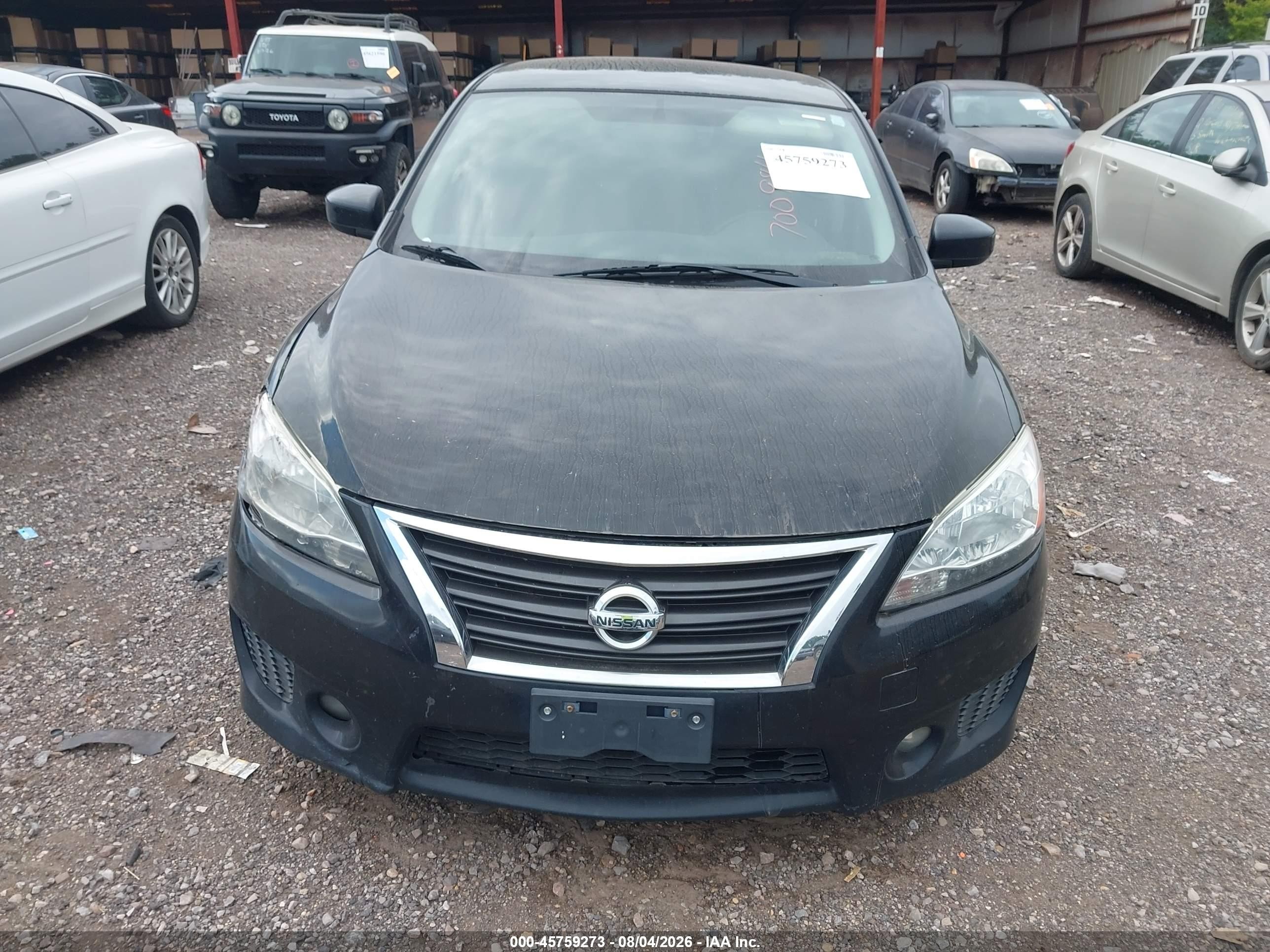2013 Nissan Sentra Sr Black vin: 3N1AB7AP7DL700984