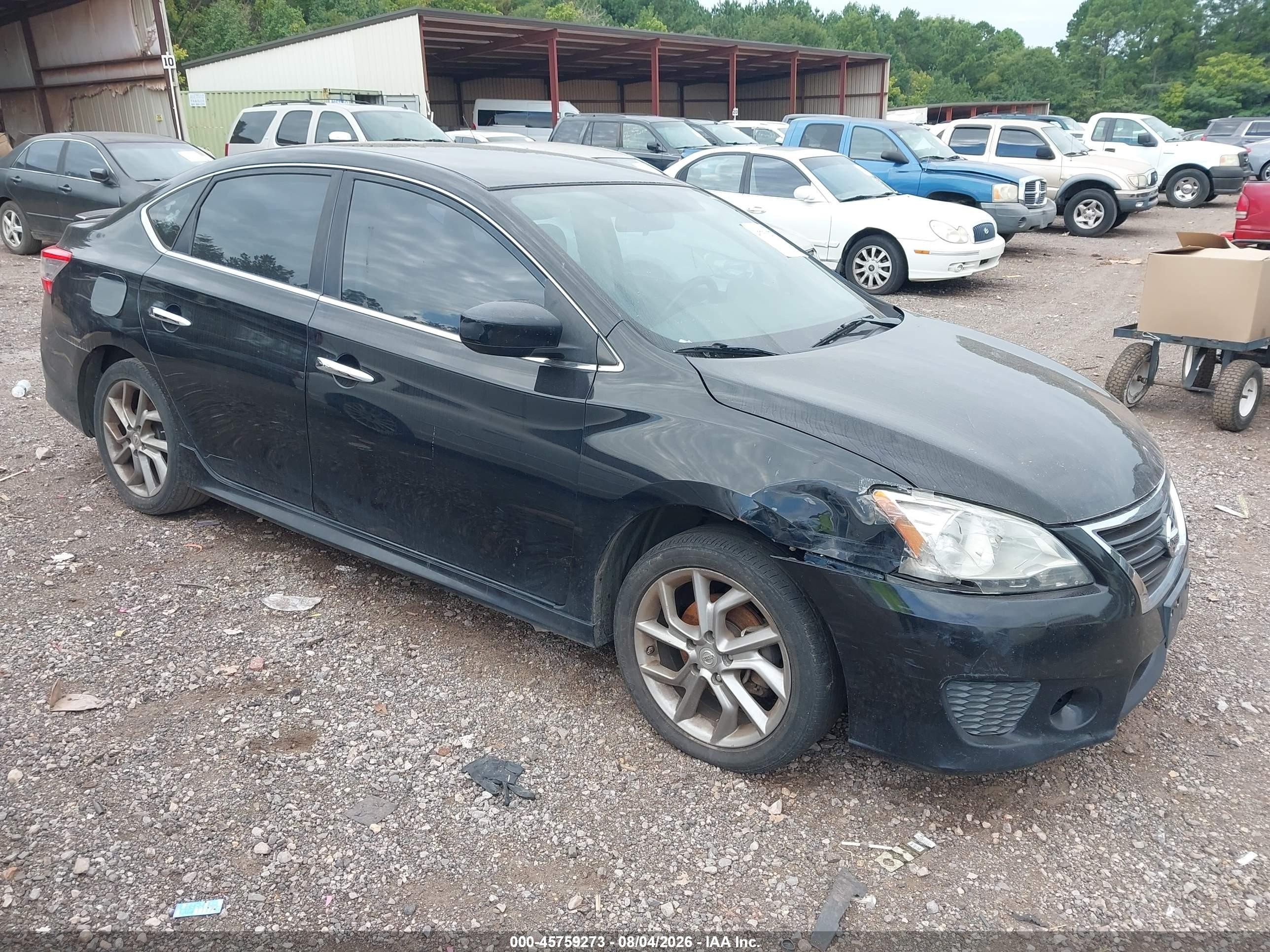 2013 Nissan Sentra Sr Black vin: 3N1AB7AP7DL700984